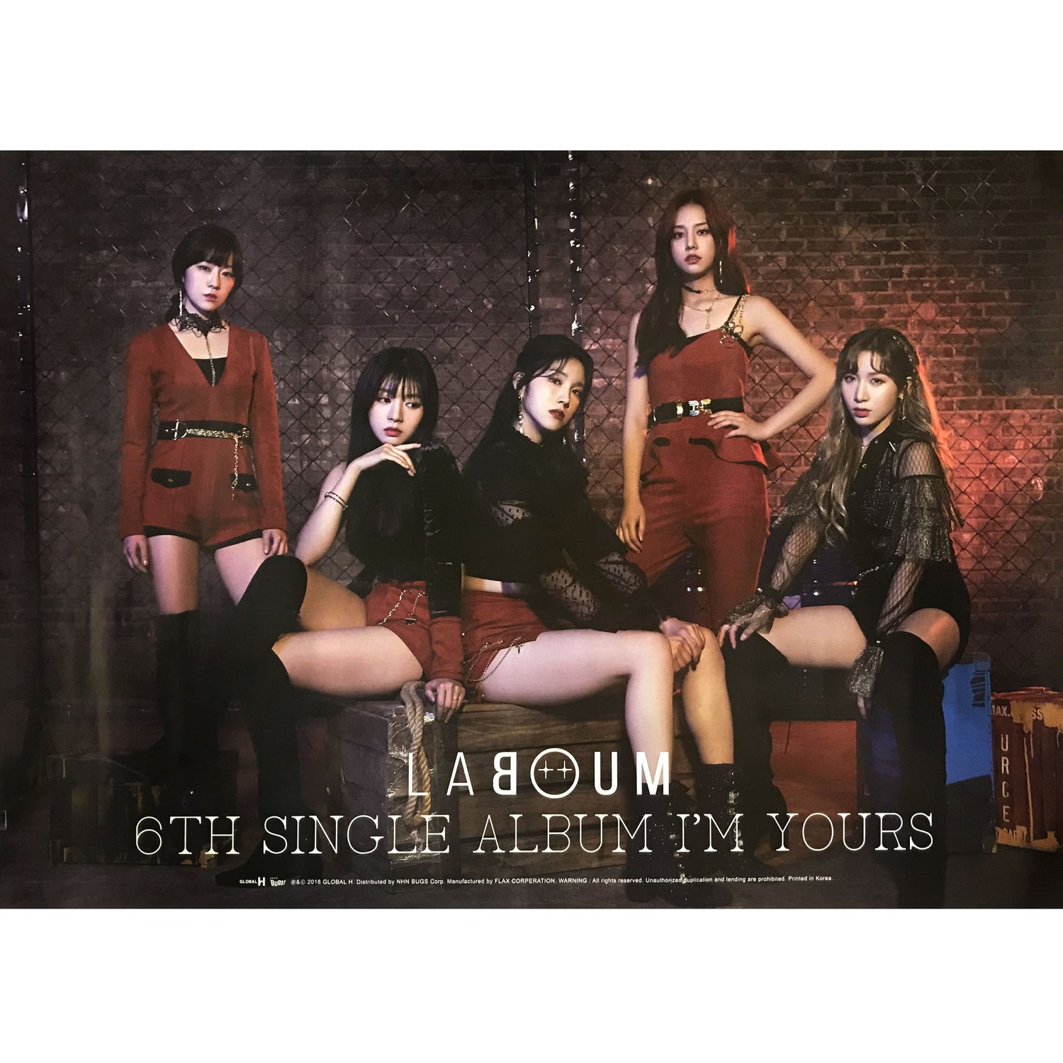 라붐 | LABOUM | 6TH SINGLE ALBUM [ I'M YOURS ] | POSTER ONLY