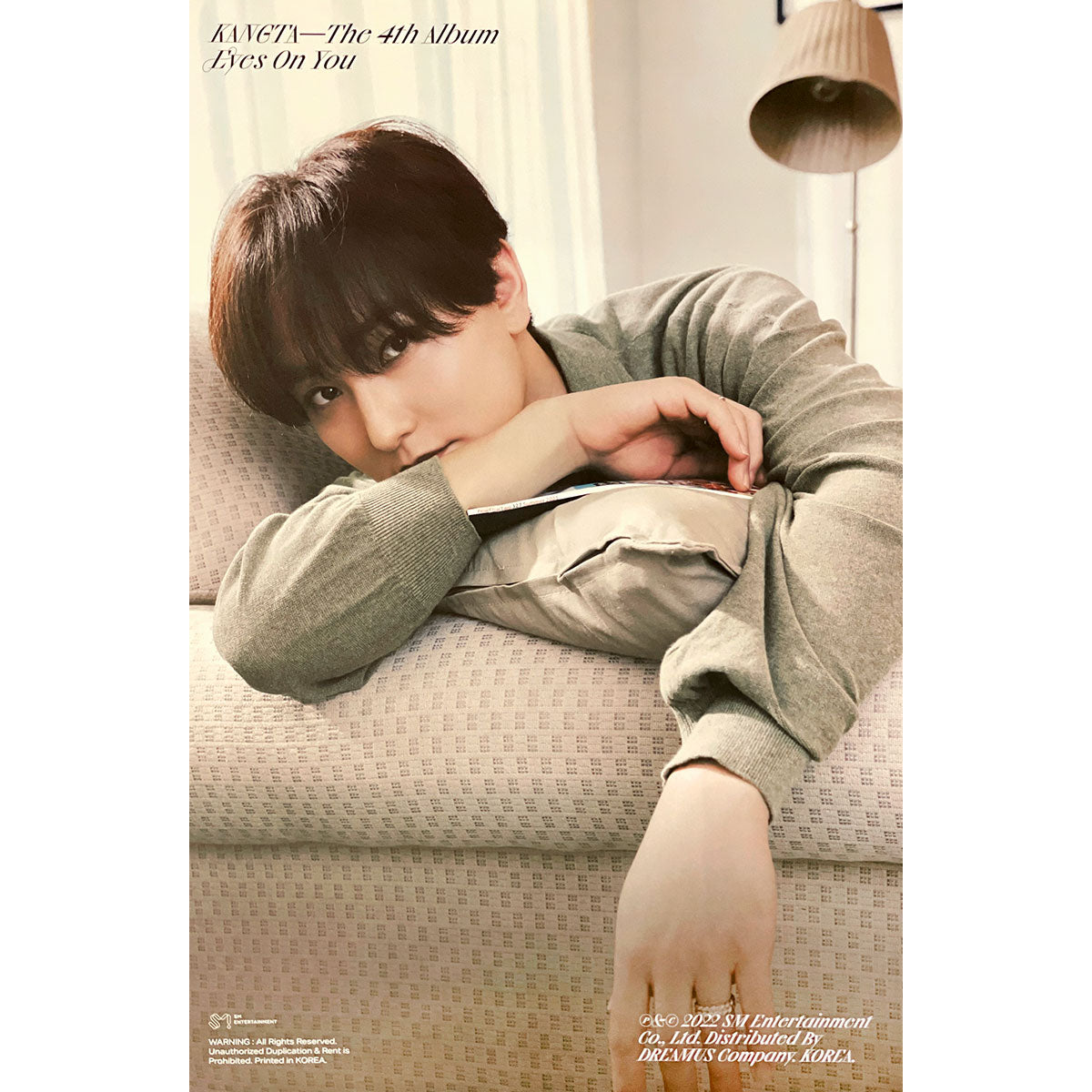 강타 | KANGTA | 4TH ALBUM [ EYES ON YOU ] | (DIGIPACK VER.) POSTER ONLY