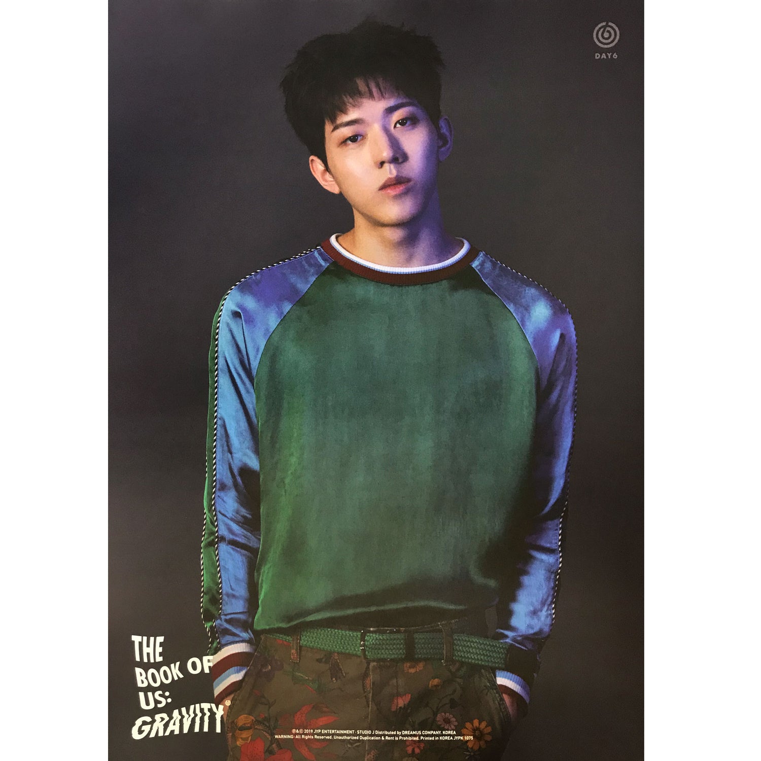 데이식스 | DAY6 | 5TH MINI ALBUM [ THE BOOK OF US: GRAVITY ] | (DOWOON VER.) POSTER ONLY