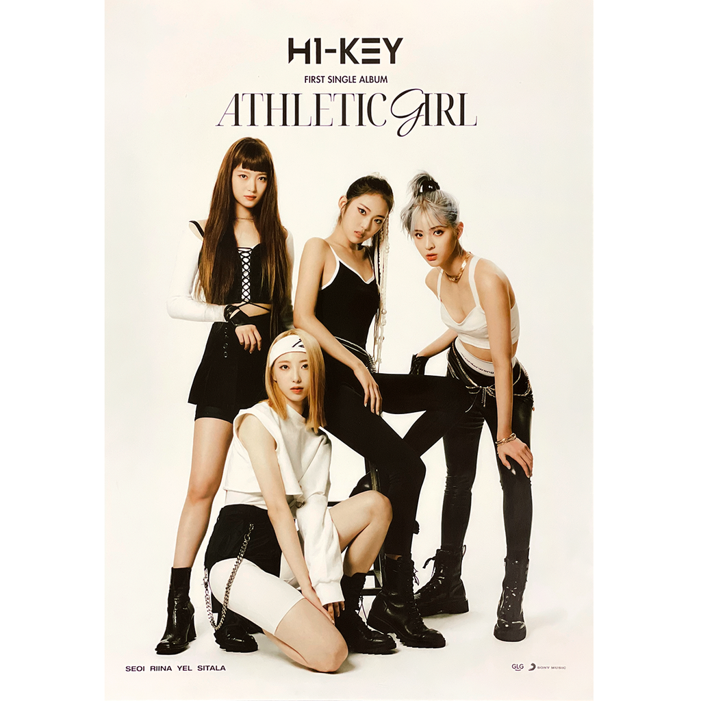 하이키 | H1-KEY | 1ST SINGLE ALBUM [ ATHLETIC GIRL ] | POSTER ONLY