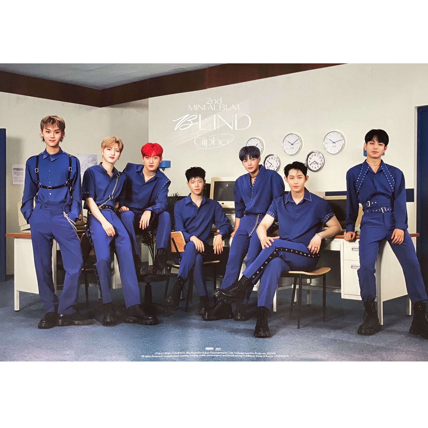 싸이퍼 | CIIPHER | 2ND MINI ALBUM [ BLIND ] | (B VER.) POSTER ONLY