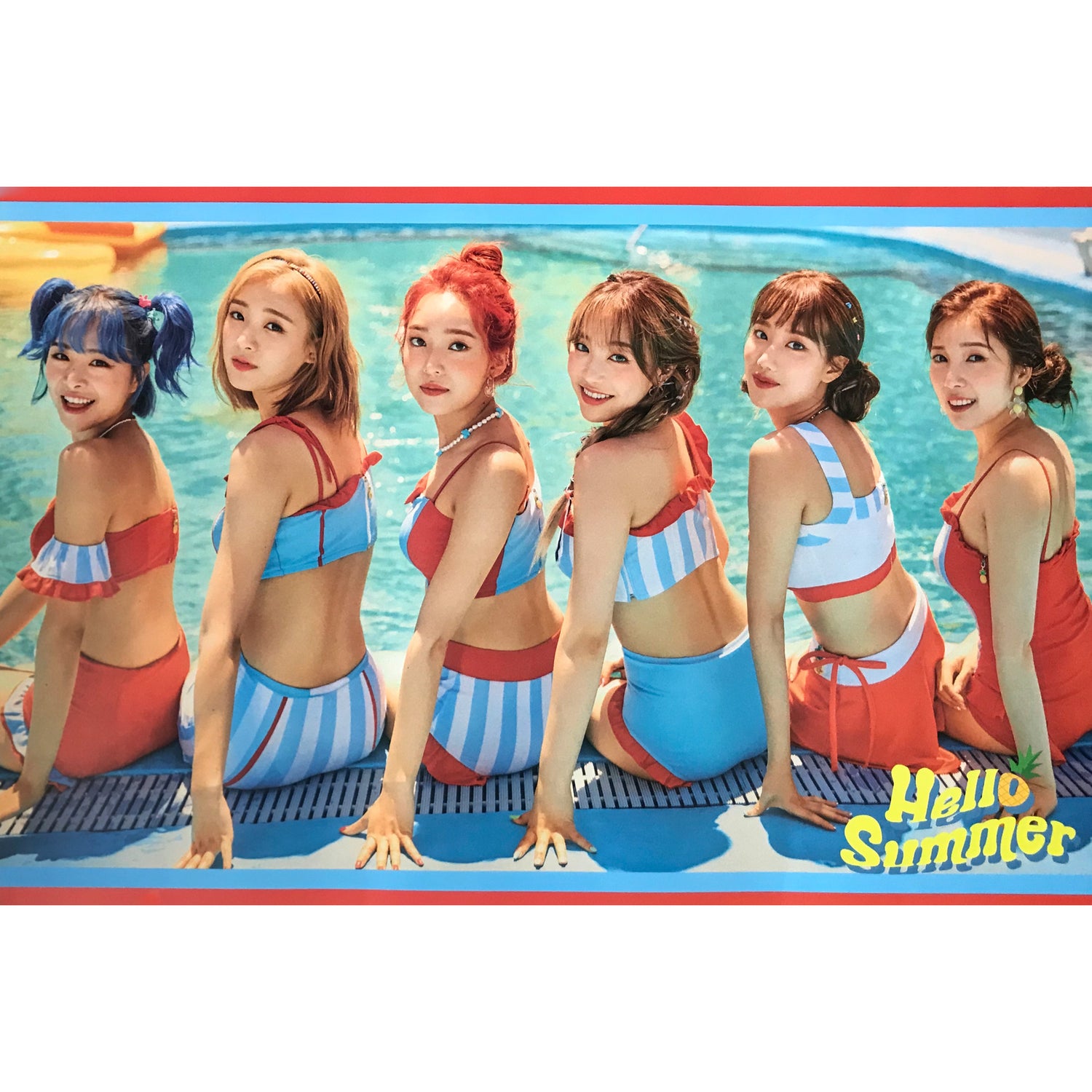 에이프릴 | APRIL | SPECIAL ALBUM [ HELLO SUMMER ] | (SUMMER DAY VER.) POSTER ONLY