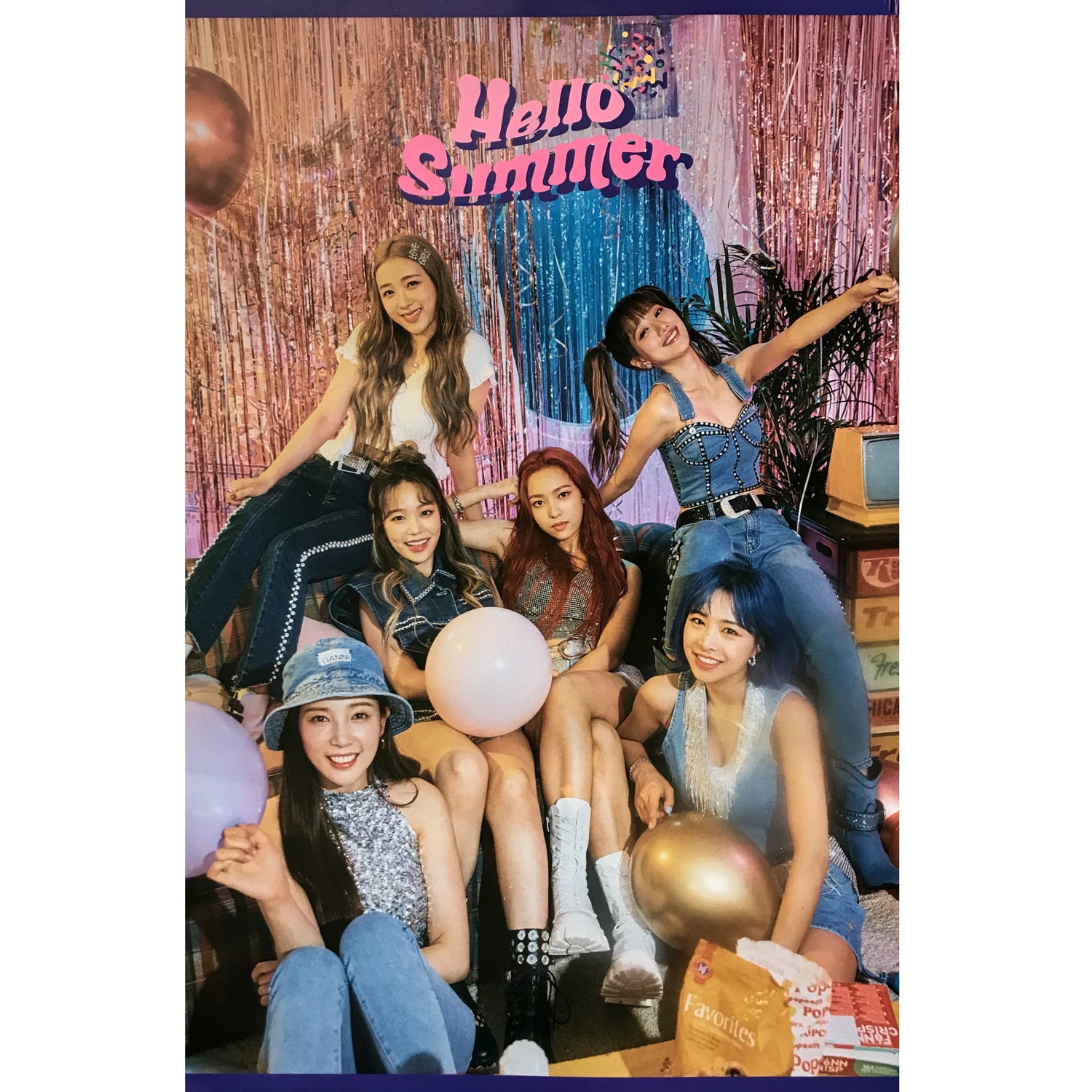 에이프릴 | APRIL | SPECIAL ALBUM [ HELLO SUMMER ] | (SUMMER NIGHT VER.) POSTER ONLY