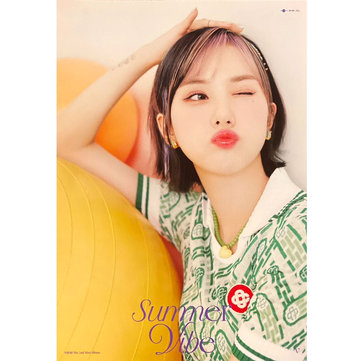 비비지 | VIVIZ | 2ND MINI ALBUM [ SUMMER VIBE ] JEWEL CASE VER. | (EUNHA) POSTER ONLY
