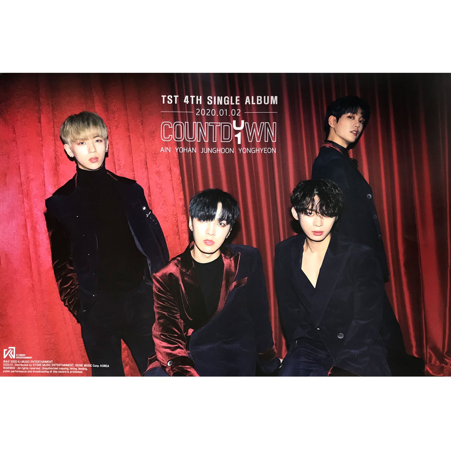 일급비밀 | TST | 4TH SINGLE ALBUM [ COUNTDOWN ] | POSTER ONLY