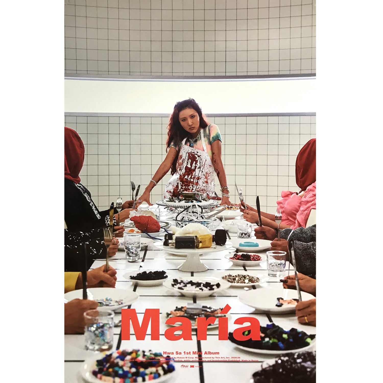 화사 | HWA SA | 1ST MINI ALBUM [ MARIA ] | (B VER.) POSTER ONLY