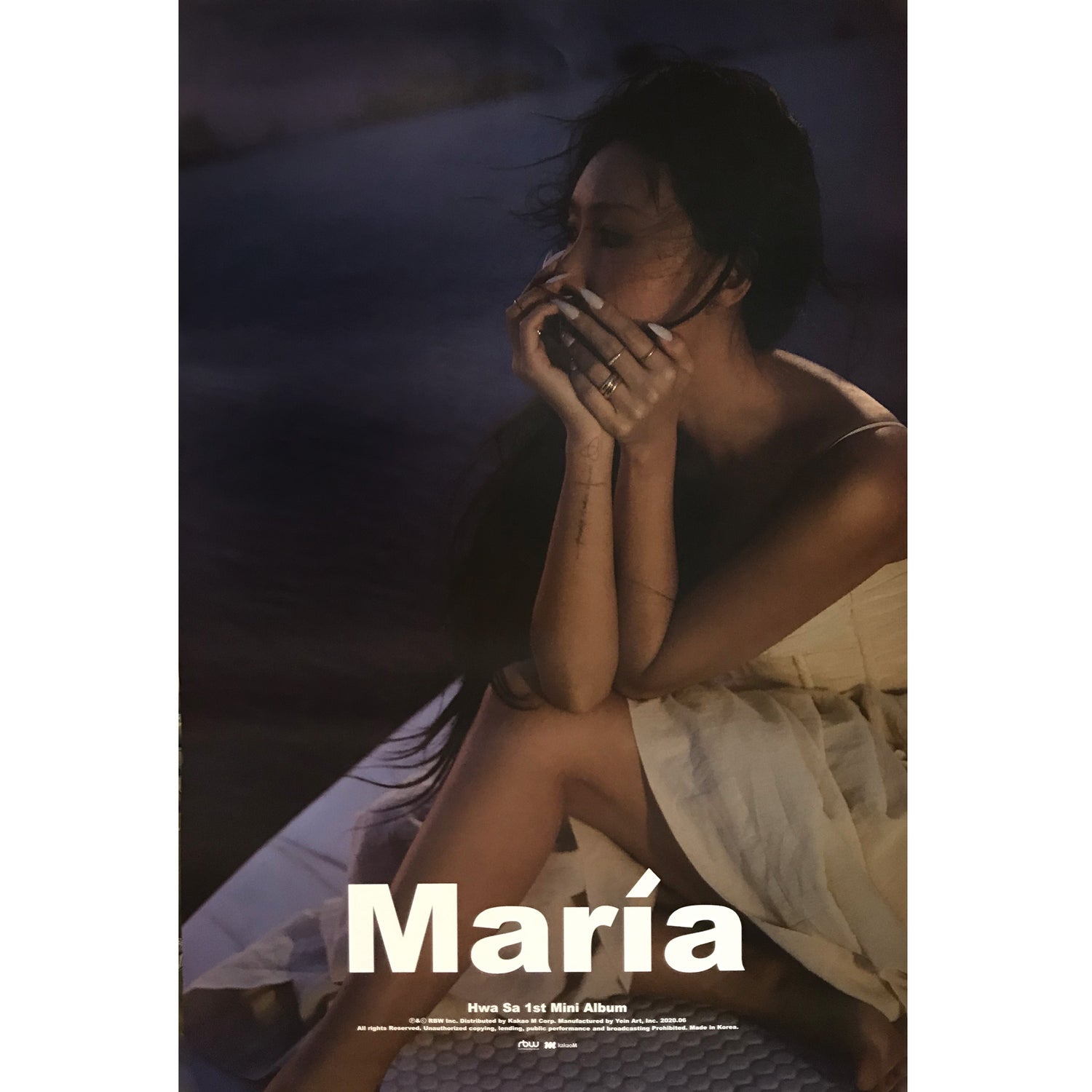화사 | HWA SA | 1ST MINI ALBUM [ MARIA ] | (D VER.) POSTER ONLY