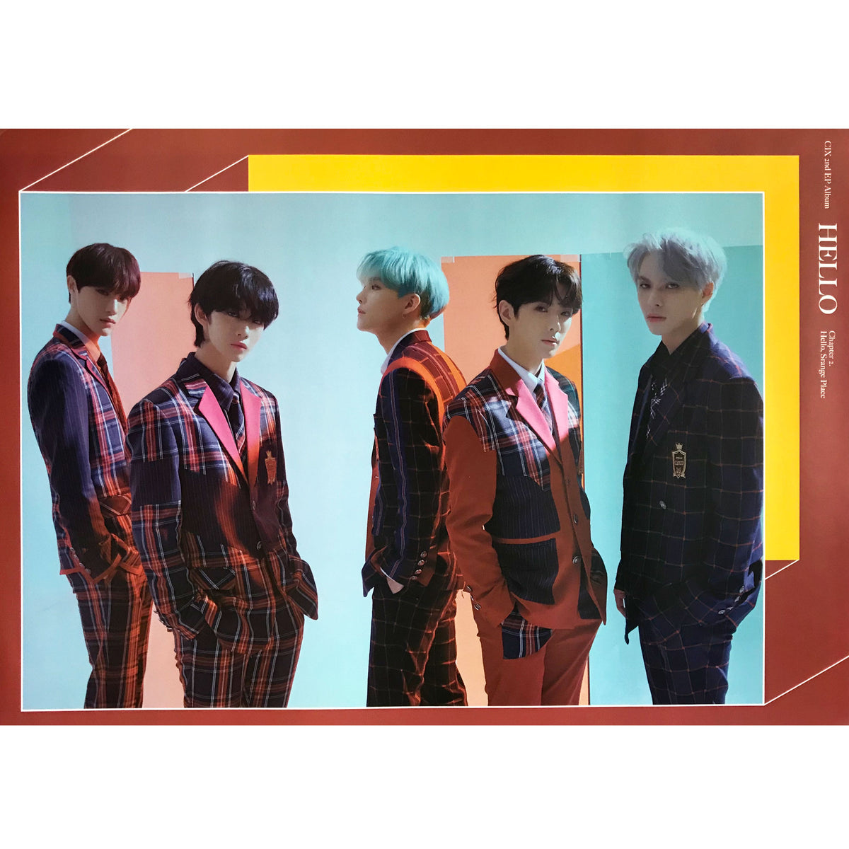 CIX | 2ND EP. CHAPTER 2. [HELLO, STRANGE PLACE] | (VERSION A) POSTER ONLY