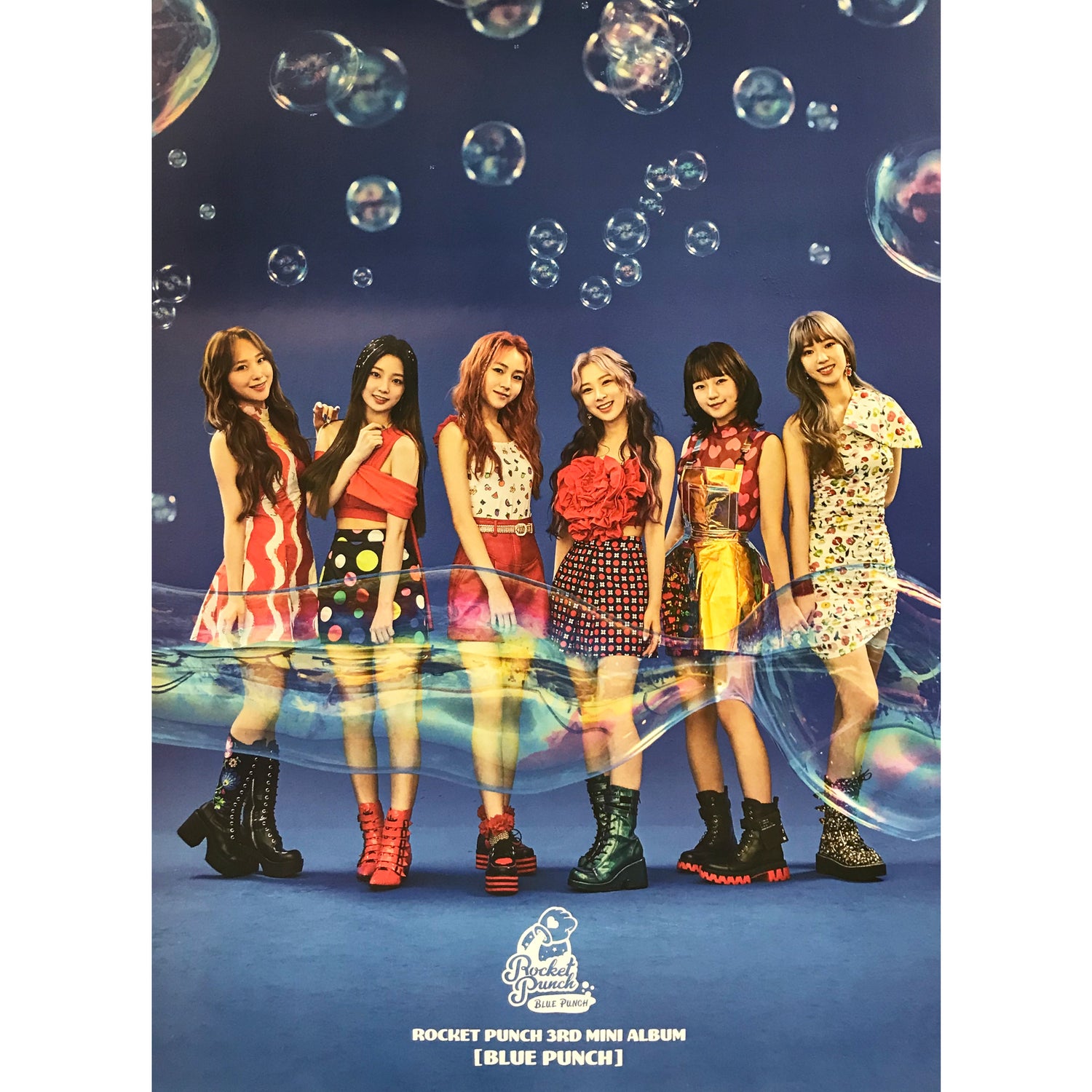 로켓펀치 | ROCKET PUNCH | 3RD MINI ALBUM [ BLUE PUNCH ] | (B VER.) POSTER ONLY