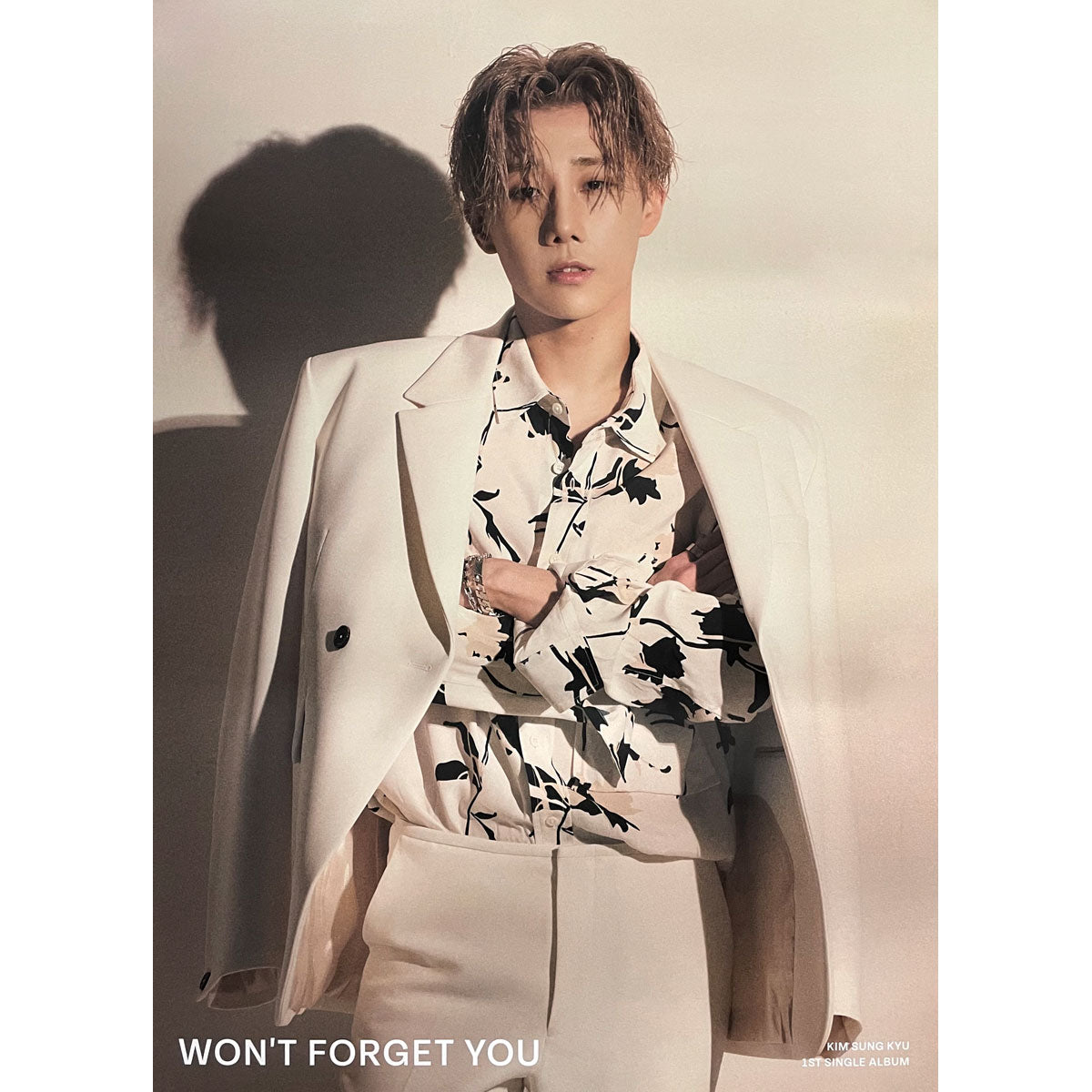 김성규 | KIM SUNGKYU | 1ST SINGLE ALBUM [ WON'T FORGET YOU ] | (B VER.) POSTER ONLY
