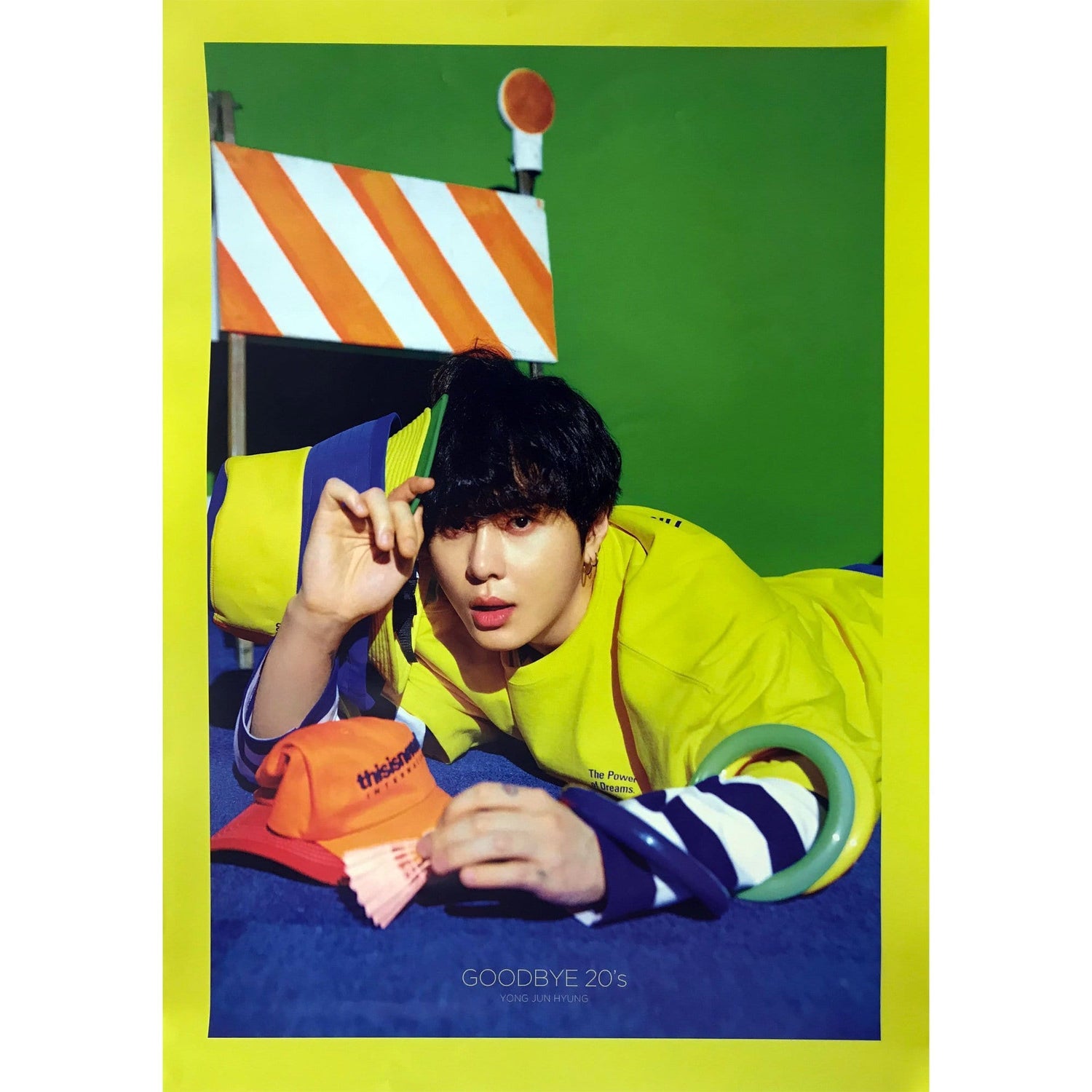 MUSIC PLAZA Poster A. (YELLOW) version 용준형 | Yong Jun Hyung | GOODBYE 20's (3 version) | POSTER