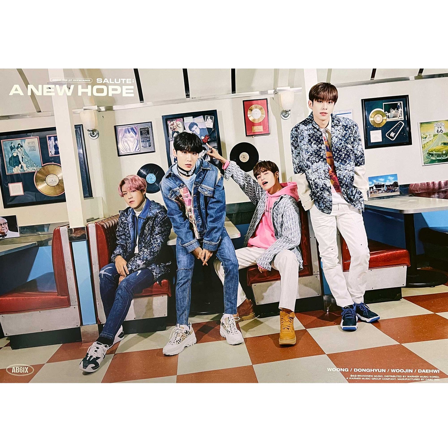 에이비식스 | AB6IX | 3RD MINI ALBUM REPACKAGE [ SALUTE: A NEW HOPE ] | (HOPE VER.) POSTER ONLY