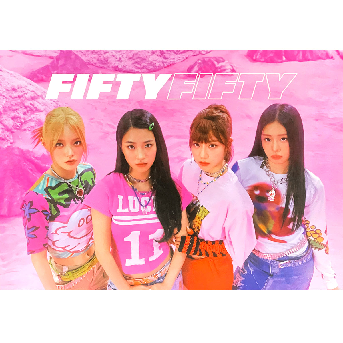 피프티 피프티 | FIFTY FIFTY | 1ST EP ALBUM [ THE FIFTY ] | POSTER ONLY