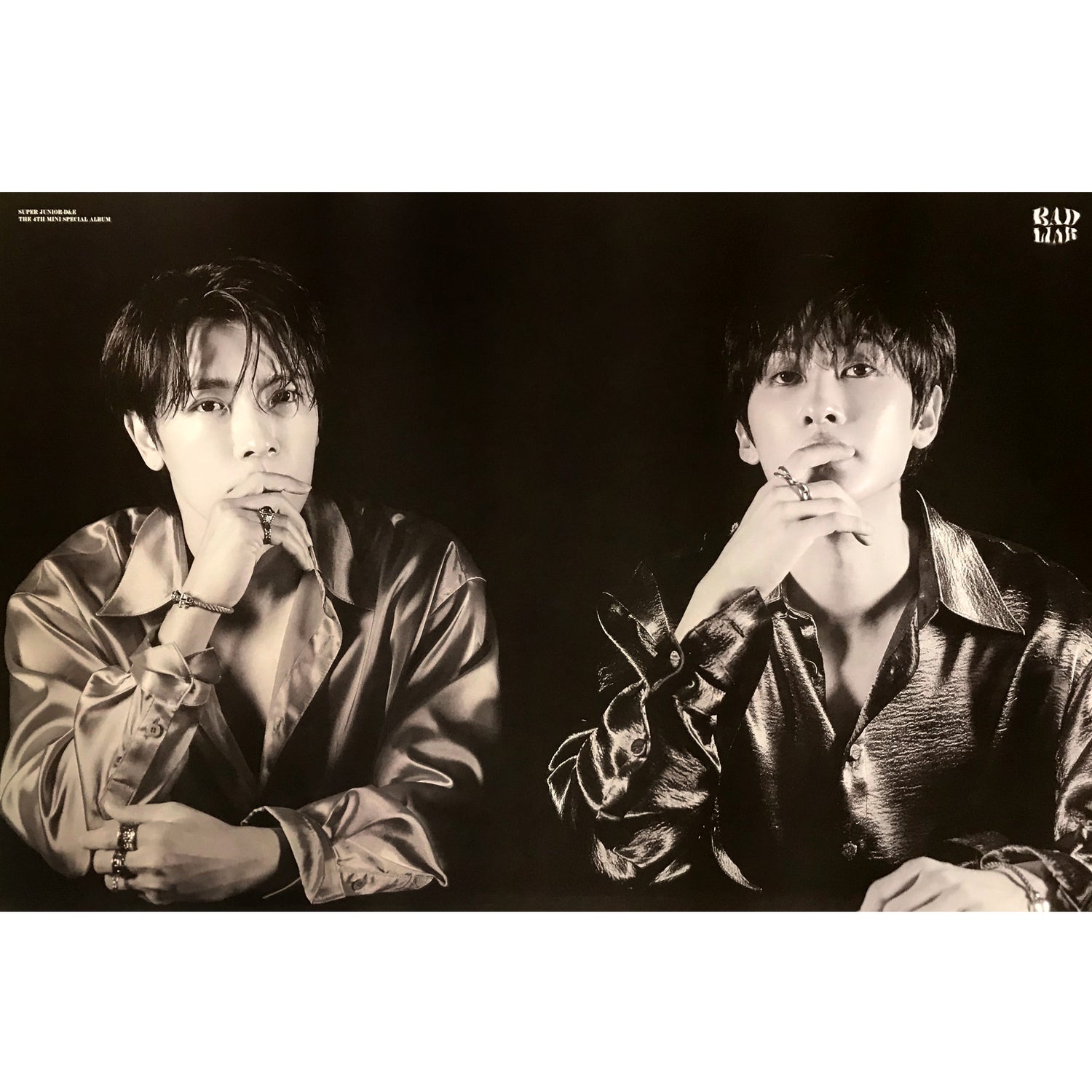 동해 & 은혁 | SUPER JUNIOR D&E | 4TH MINI SPECIAL ALBUM [ BAD BLOOD ] | (UNIT VER.) POSTER ONLY