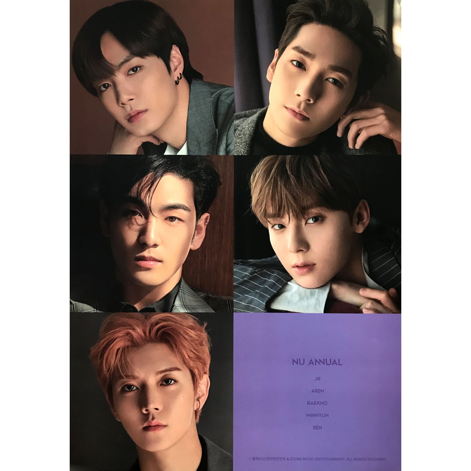 뉴이스트 | NU'EST | AR PHOTOBOOK [ NU ANNUAL ] | (B VER.) POSTER ONLY