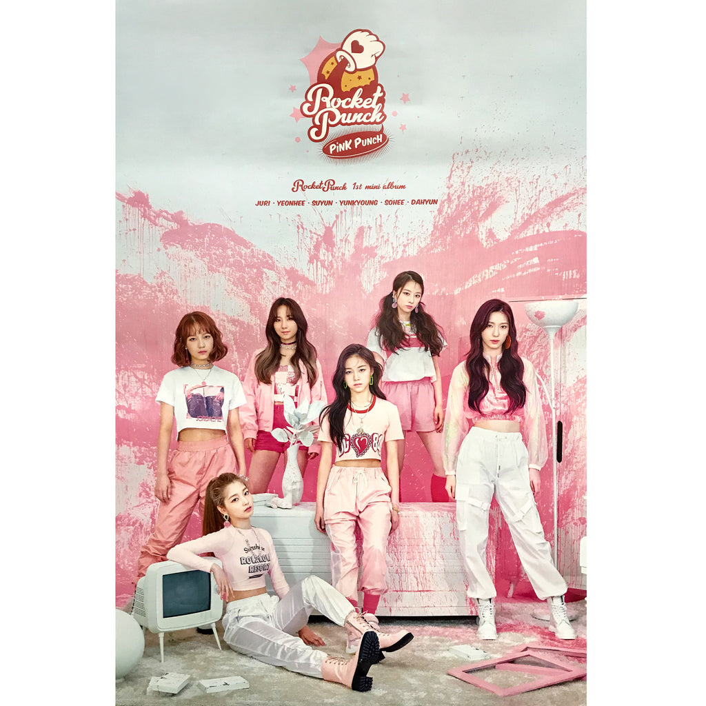 ROCKET PUNCH | 1ST MINI ALBUM [PINK PUNCH] | (version A) POSTER ONLY