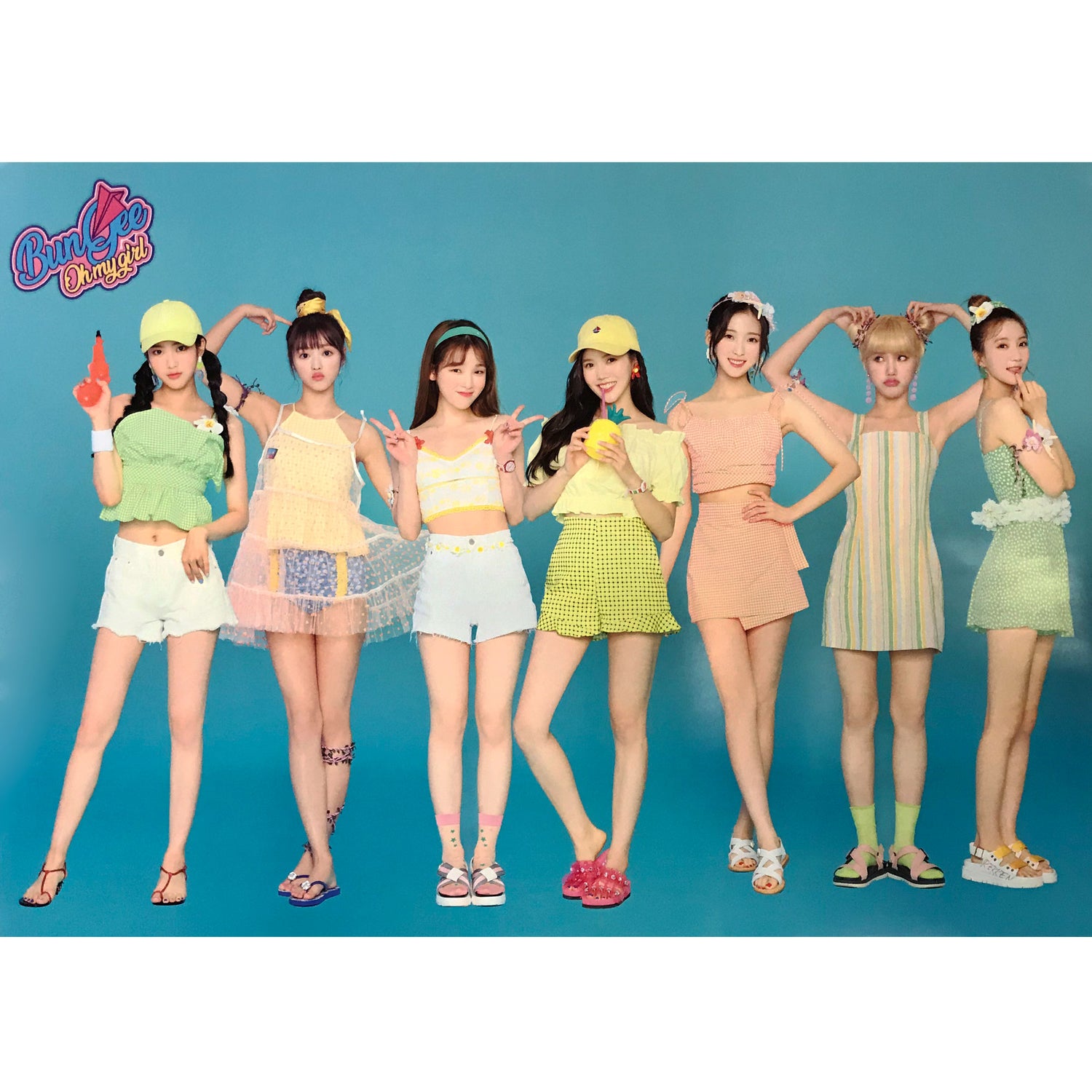 오마이걸 | OH MY GIRL | 2ND SPECIAL SUMMER ALBUM [ FALL IN LOVE ] | POSTER ONLY