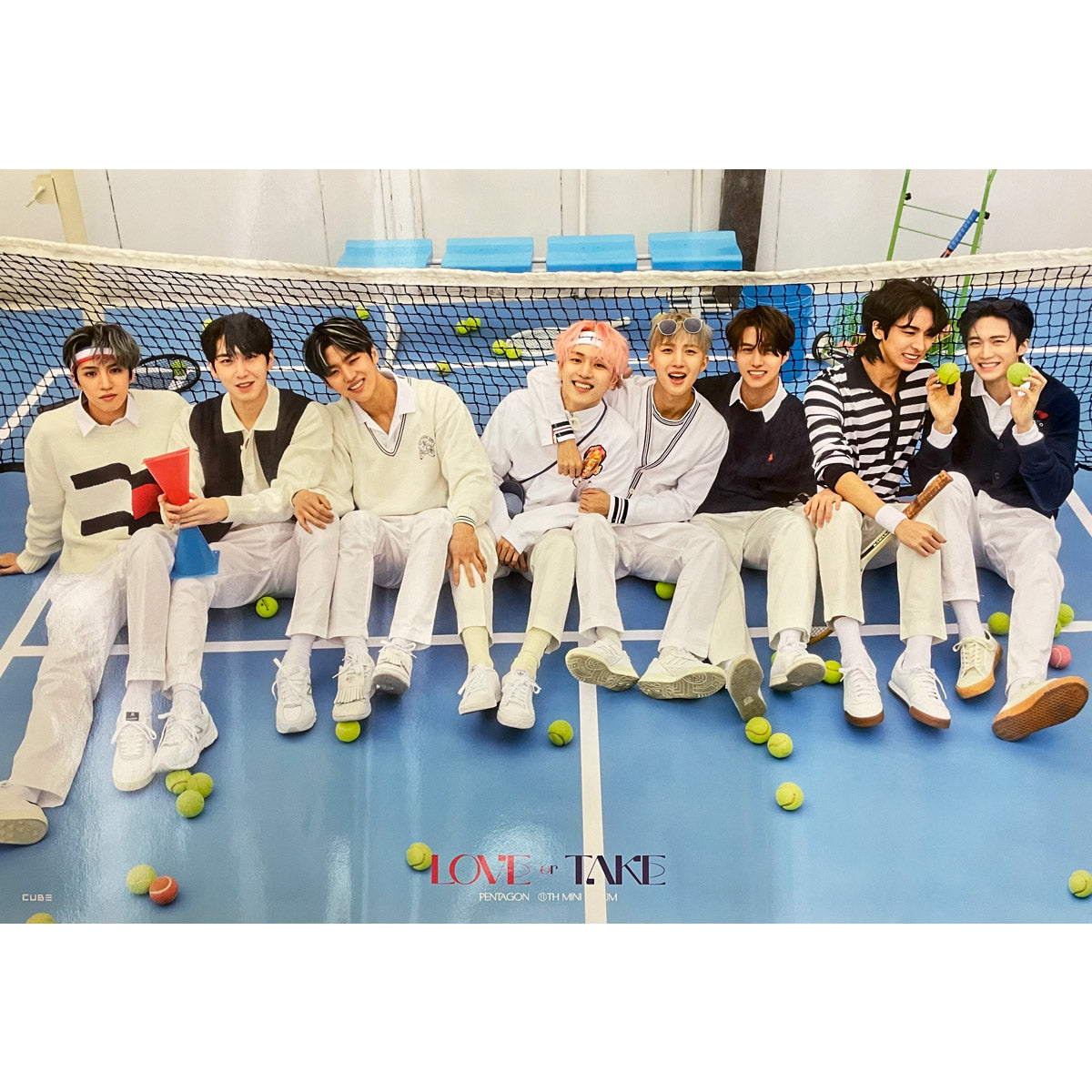 펜타곤 | PENTAGON | 11TH MINI ALBUM [ LOVE OR TAKE ] | (SPORTY VER.) POSTER ONLY