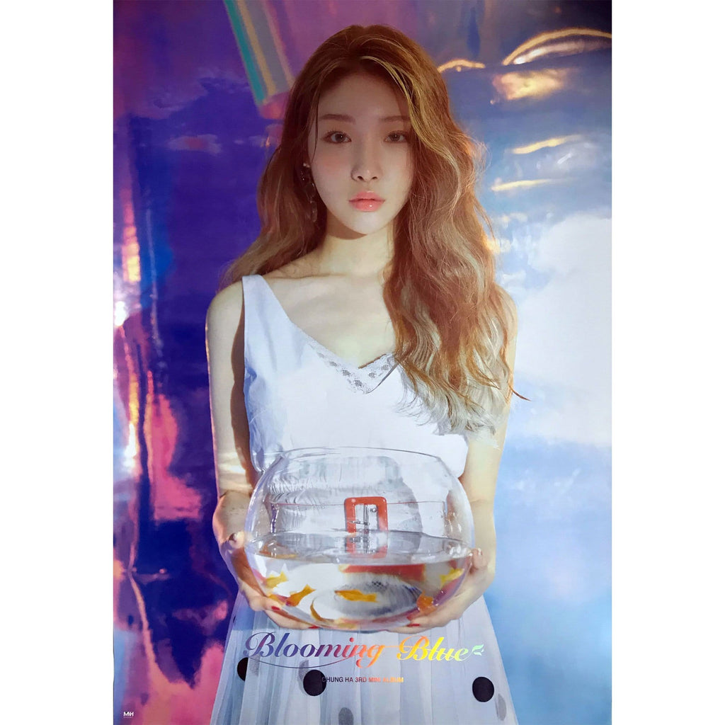 MUSIC PLAZA Poster 청하 | Chung Ha | 3rd Album - Blooming Blue | POSTER