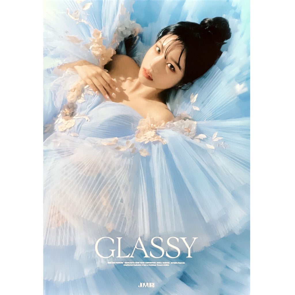 조유리 | JO YURI | 1ST SINGLE ALBUM [ GLASSY ] | (B VER.) POSTER ONLY