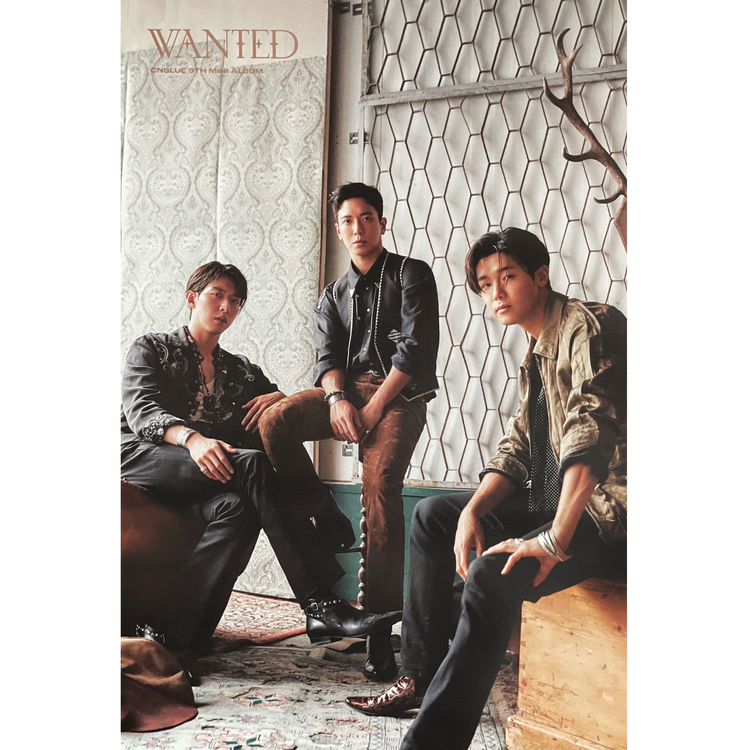 씨엔블루 | CNBLUE | 9TH MINI ALBUM [ WANTED ] | (ALIVE VER.) POSTER ONLY