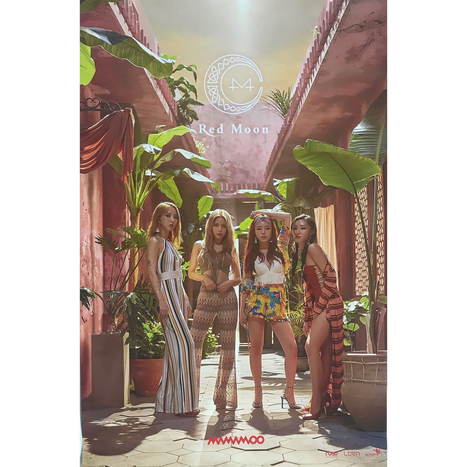 MUSIC PLAZA Poster 마마무 |MAMAMOO | RED MOON | POSTER