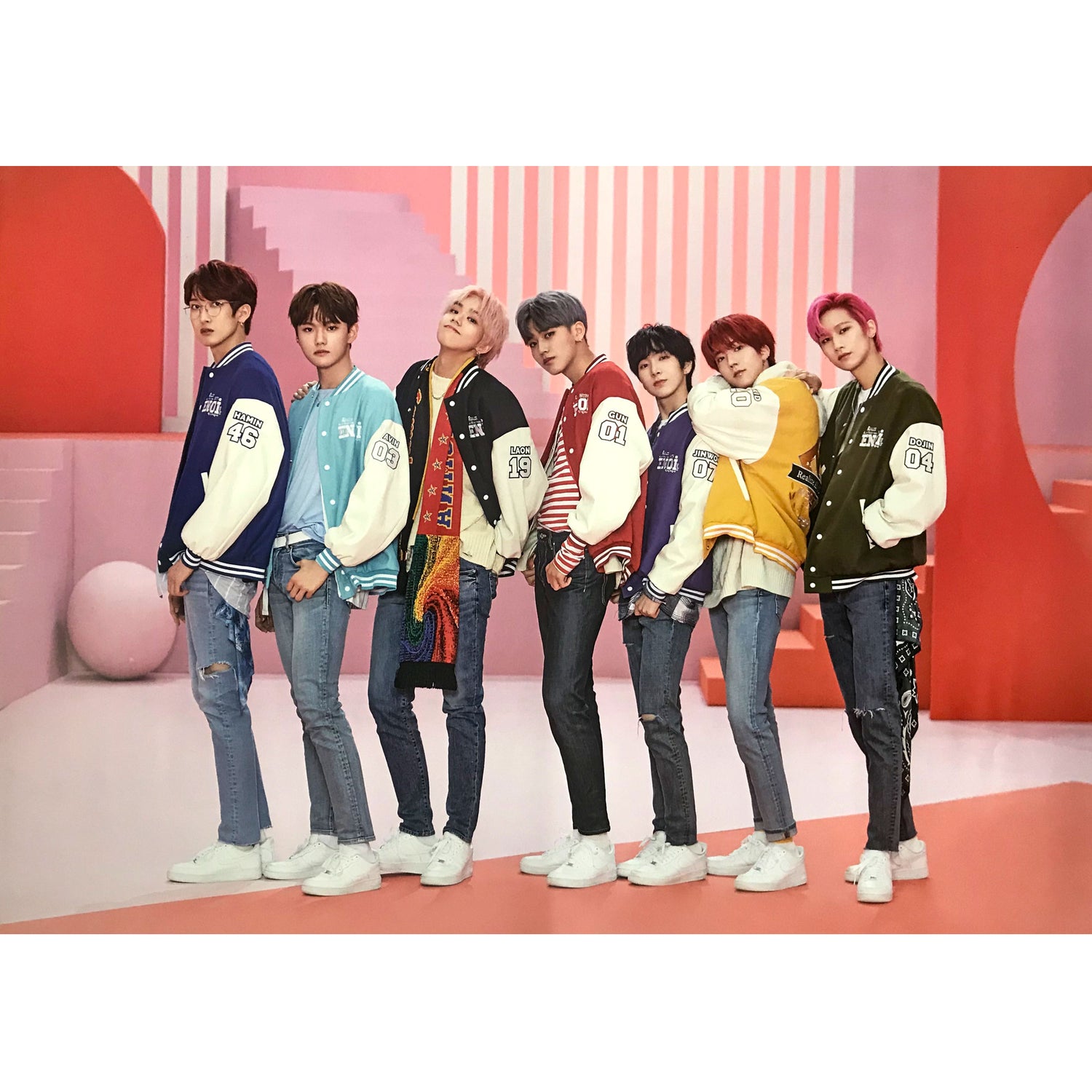 이엔오아이 | ENOI | 1ST MINI ALBUM [ RED IN THE APPLE ] | POSTER ONLY