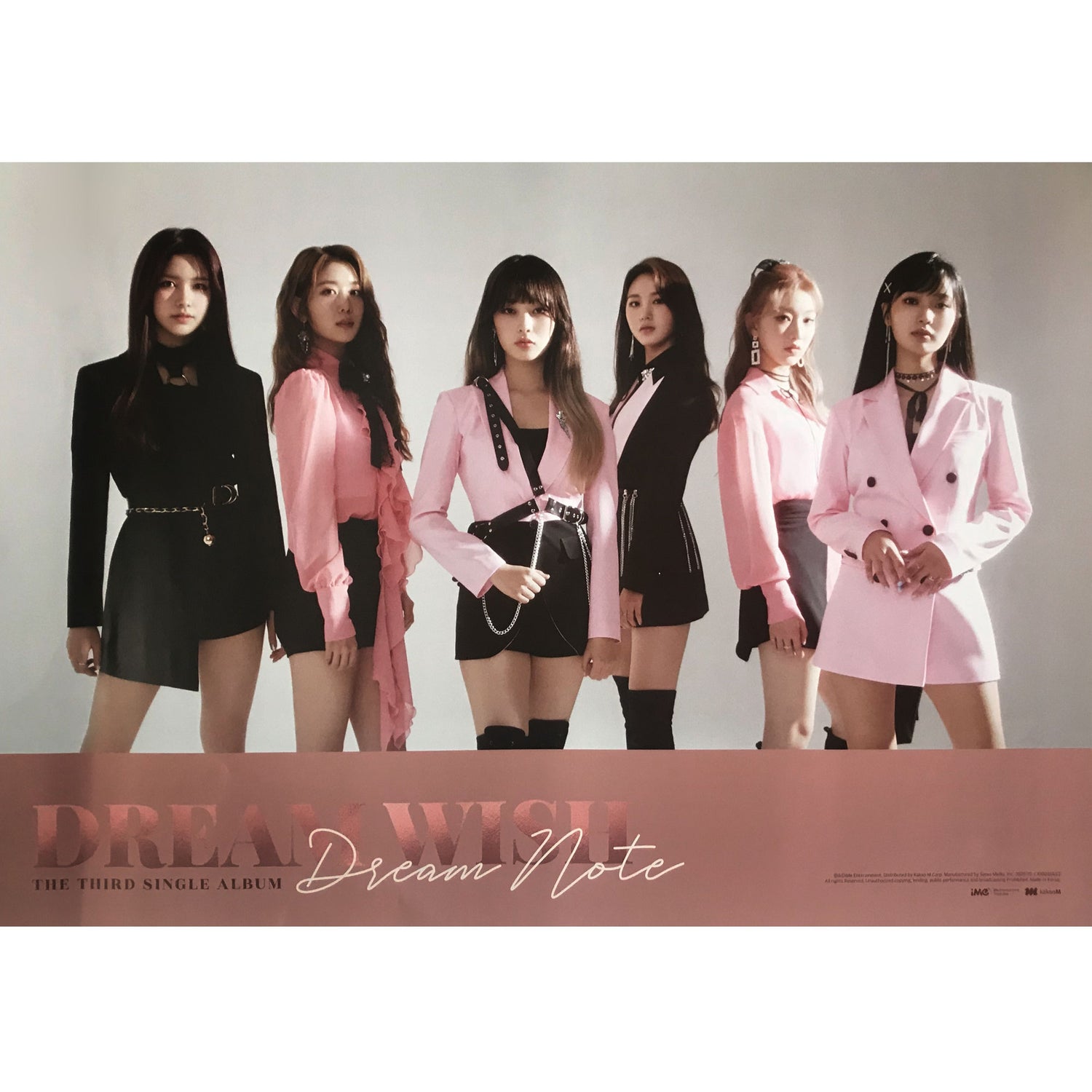 드림노트 | DREAMNOTE | 3RD MINI ALBUM [ DREAM WISH ] | (A VER.) POSTER ONLY
