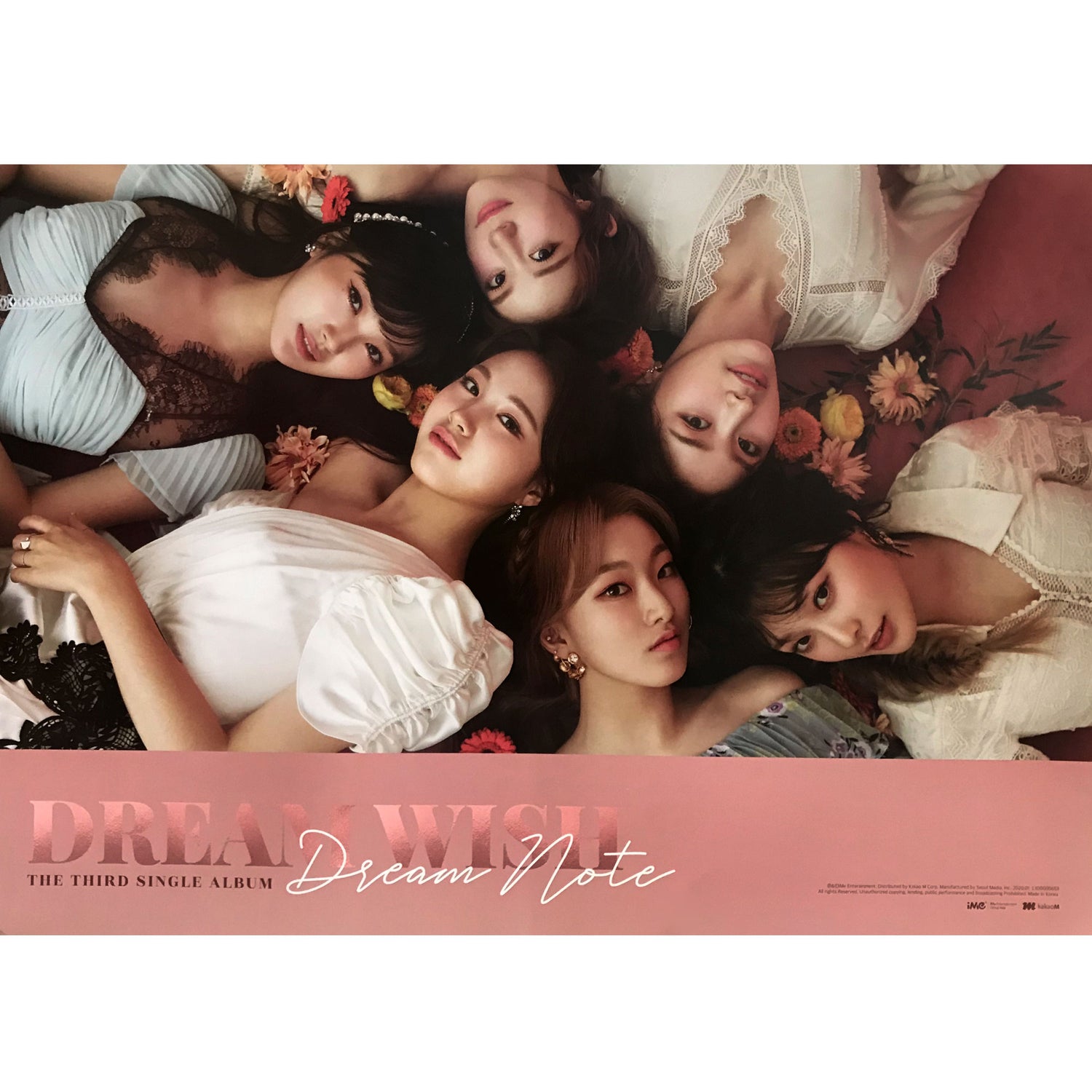 드림노트 | DREAMNOTE | 3RD MINI ALBUM [ DREAM WISH ] | (B VER.) POSTER ONLY