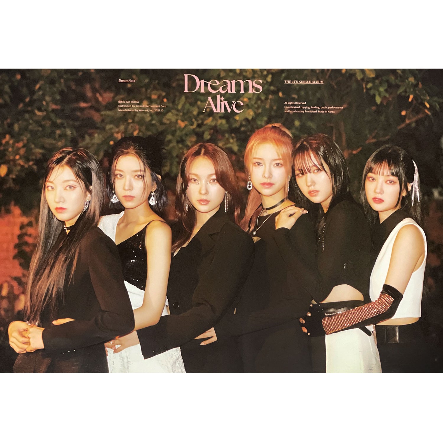 드림노트 | DREAMNOTE | 4TH SINGLE ALBUM [ DREAMS ALIVE ] | POSTER ONLY
