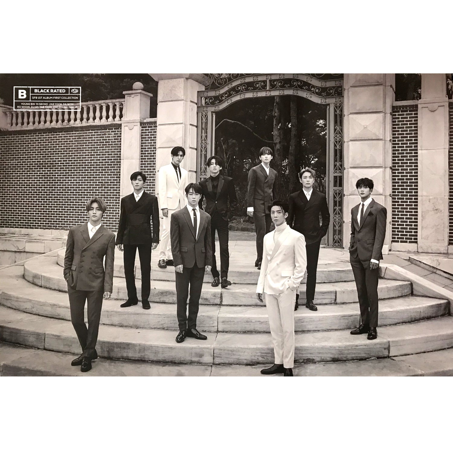 에스에프나인 | SF9 | 1ST ALBUM [ FIRST COLLECTION ] | (BLACK RATED VER.) POSTER ONLY