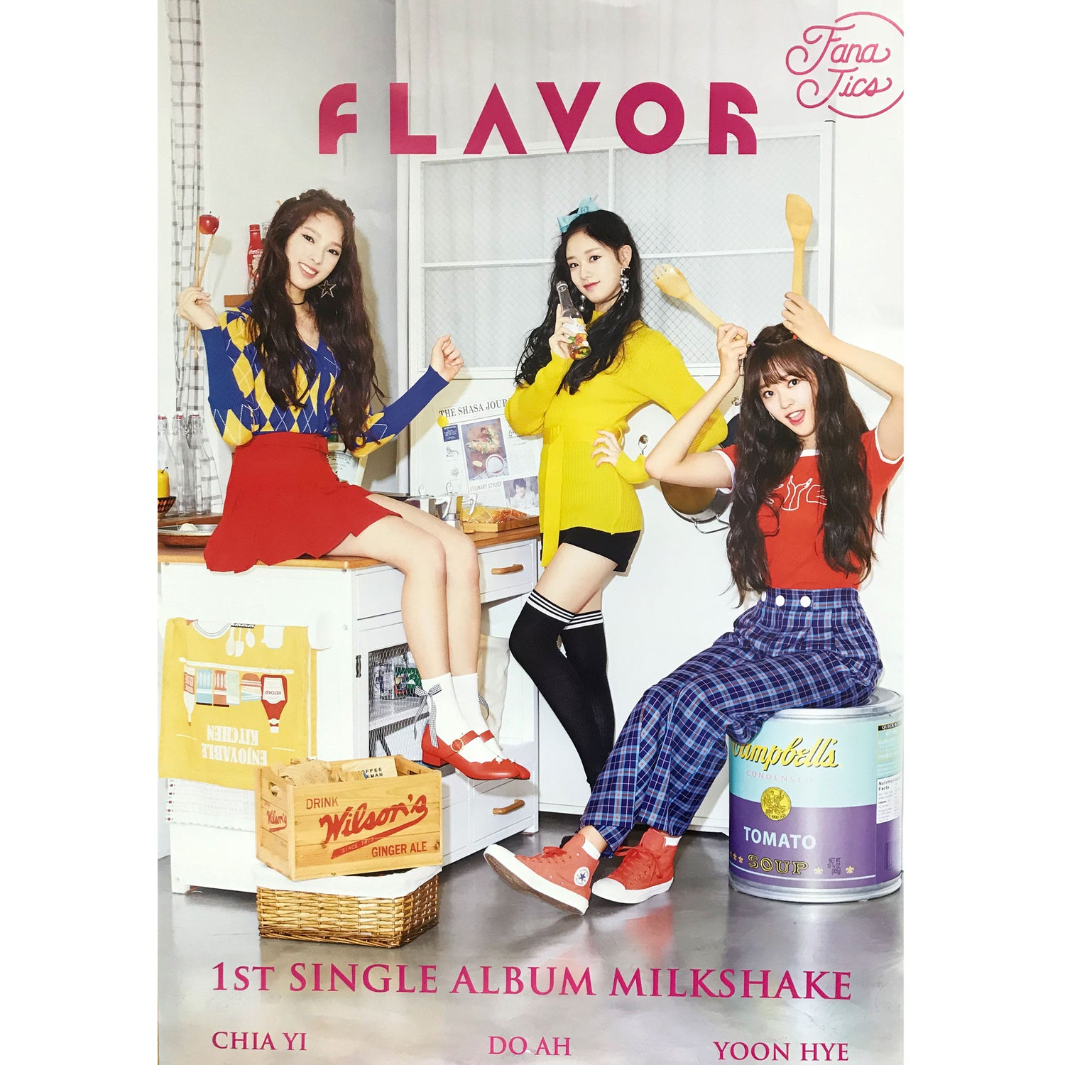 FLAVOR | 1st Single Album l Milk Shake l POSTER ONLY