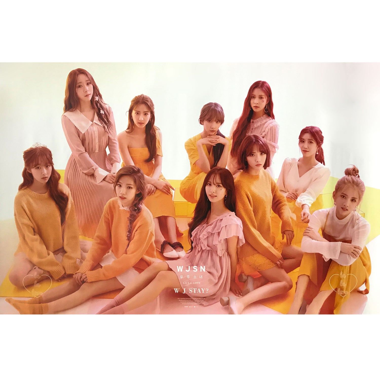 우주소녀 | WJSN | 6TH MINI ALBUM [ WJ STAY? ] | (PINK VER.) POSTER ONLY