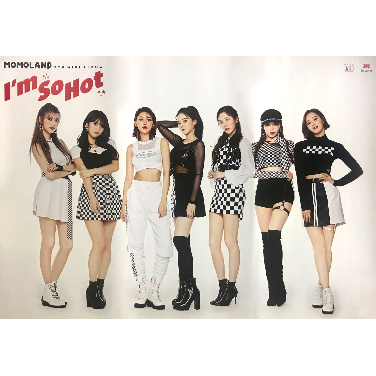 모모랜드 | MOMOLAND | 5TH MINI ALBUM [ I'M SO HOT ] | (VERSION 2) POSTER ONLY