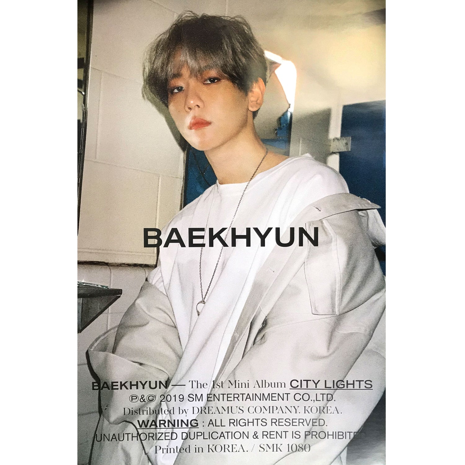 백현 | BAEKHYUN | 1ST MINI ALBUM [ CITY LIGHTS ] | (DAY VER.) POSTER ONLY