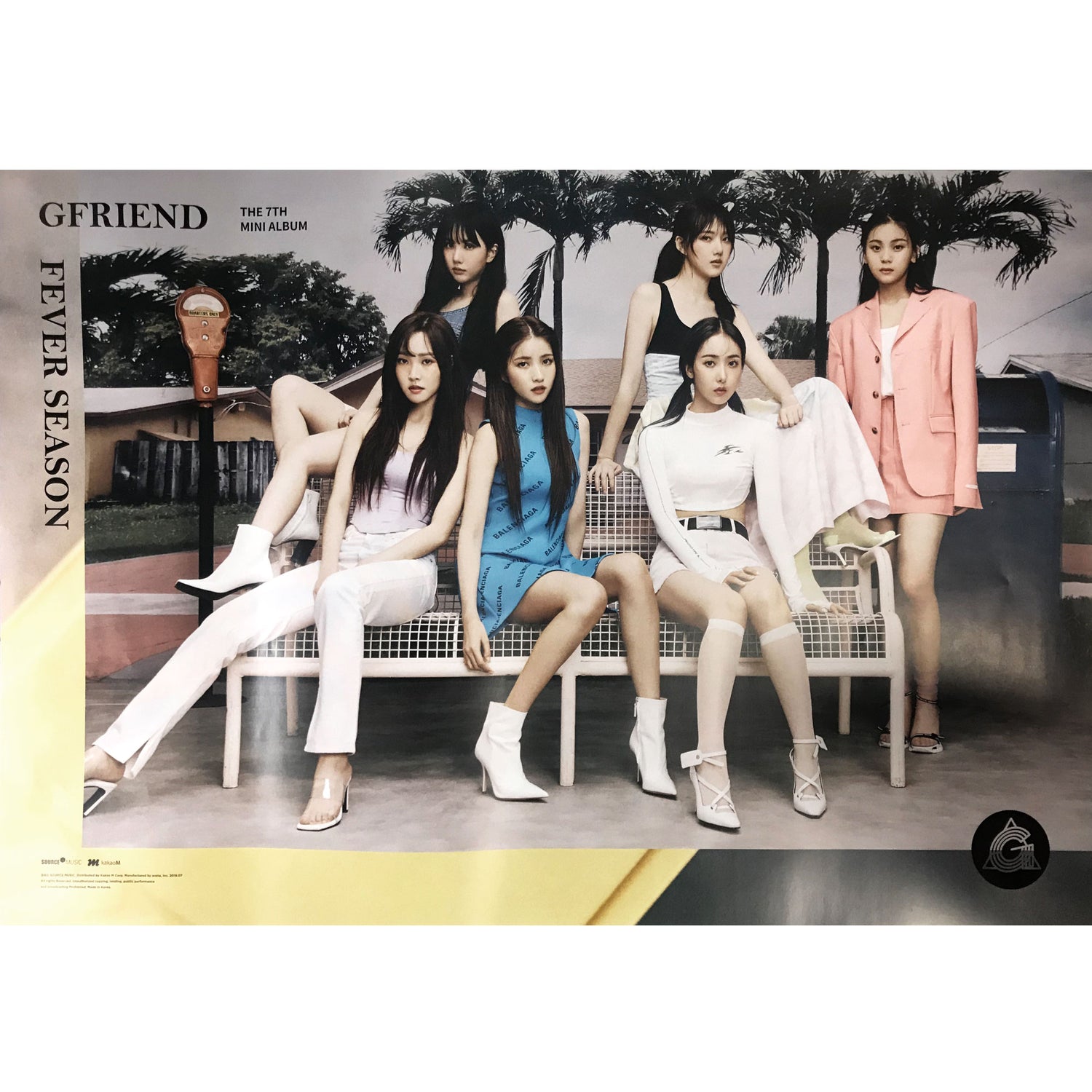 여자친구 | GFRIEND | 7TH MINI ALBUM [ FEVER SEASON ] | (대 帶 VER.) POSTER ONLY