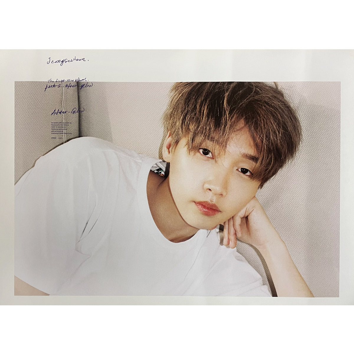 정세운 | JEONG SEWOON | 1ST MINI ALBUM PART 2 [ AFTER ] | (GLOW - VERSION B) POSTER ONLY