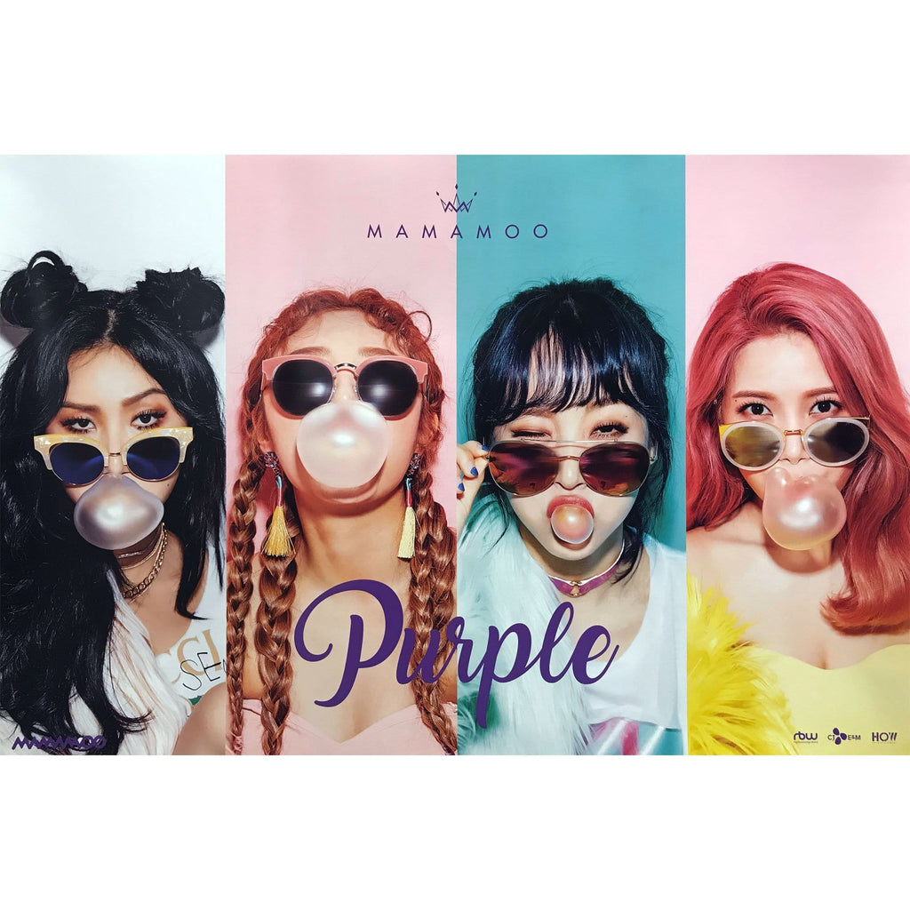 MUSIC PLAZA Poster 마마무 | MAMAMOO | PURPLE (Bubbles) | POSTER
