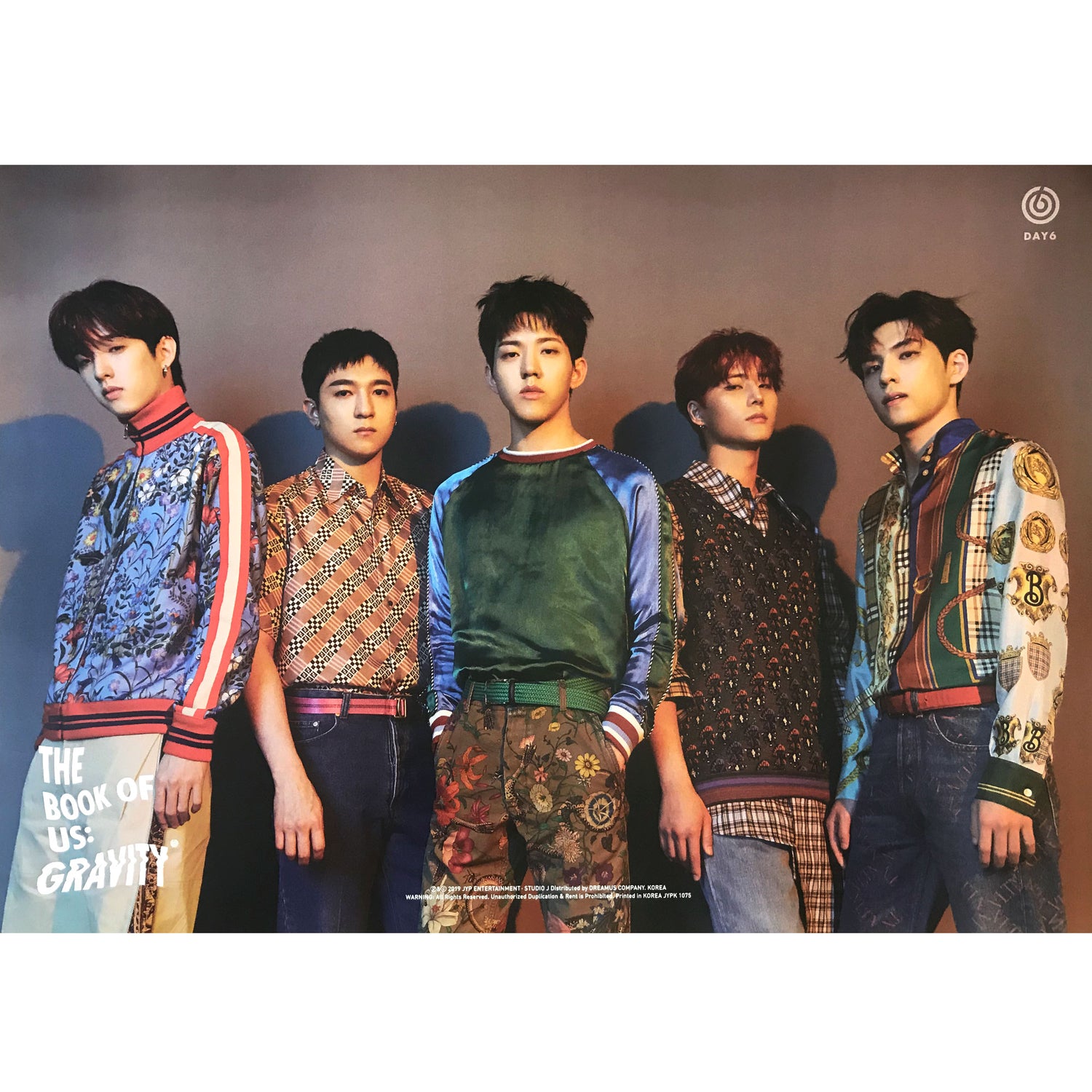 Day 6 | 5th mini album [The Book of Us : GRAVITY] | (mate ver.) POSTER ONLY