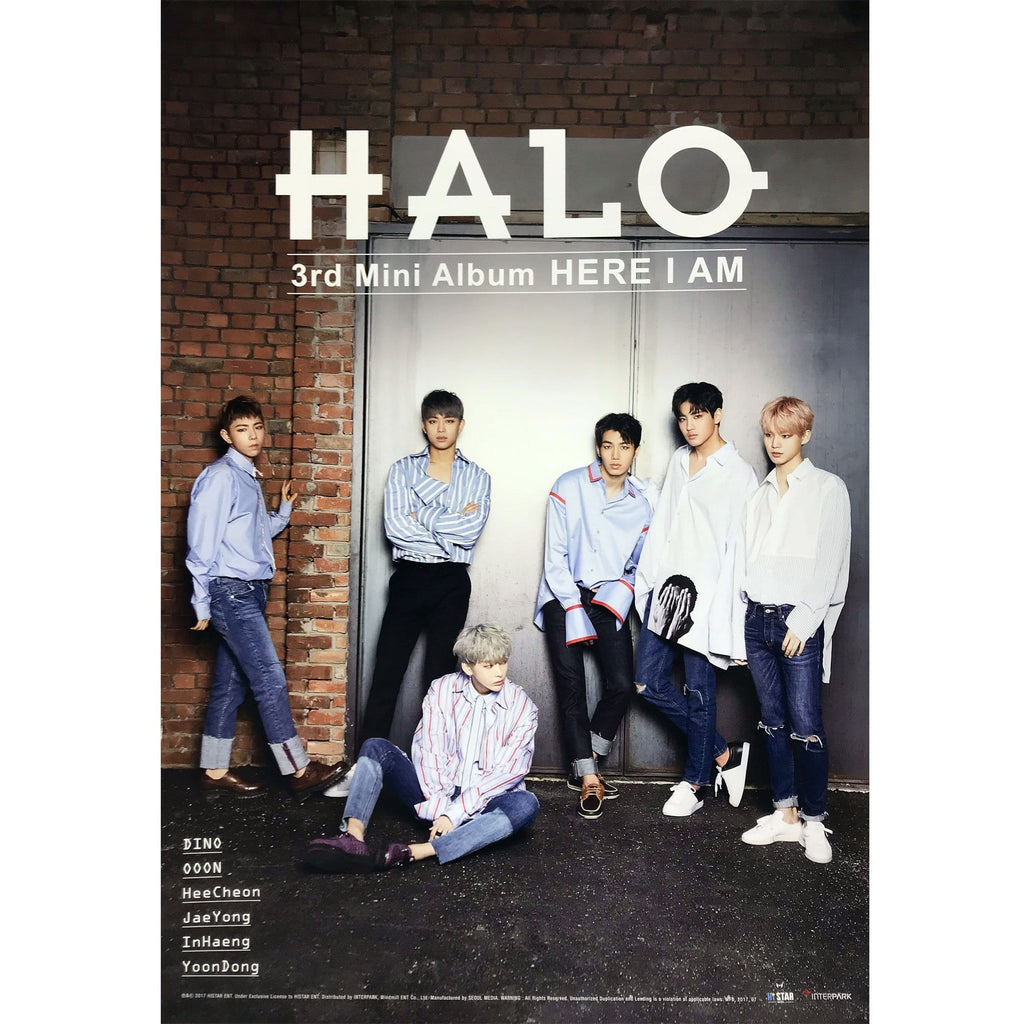 MUSIC PLAZA Poster Halo | HERE I AM | 3rd Album - POSTER