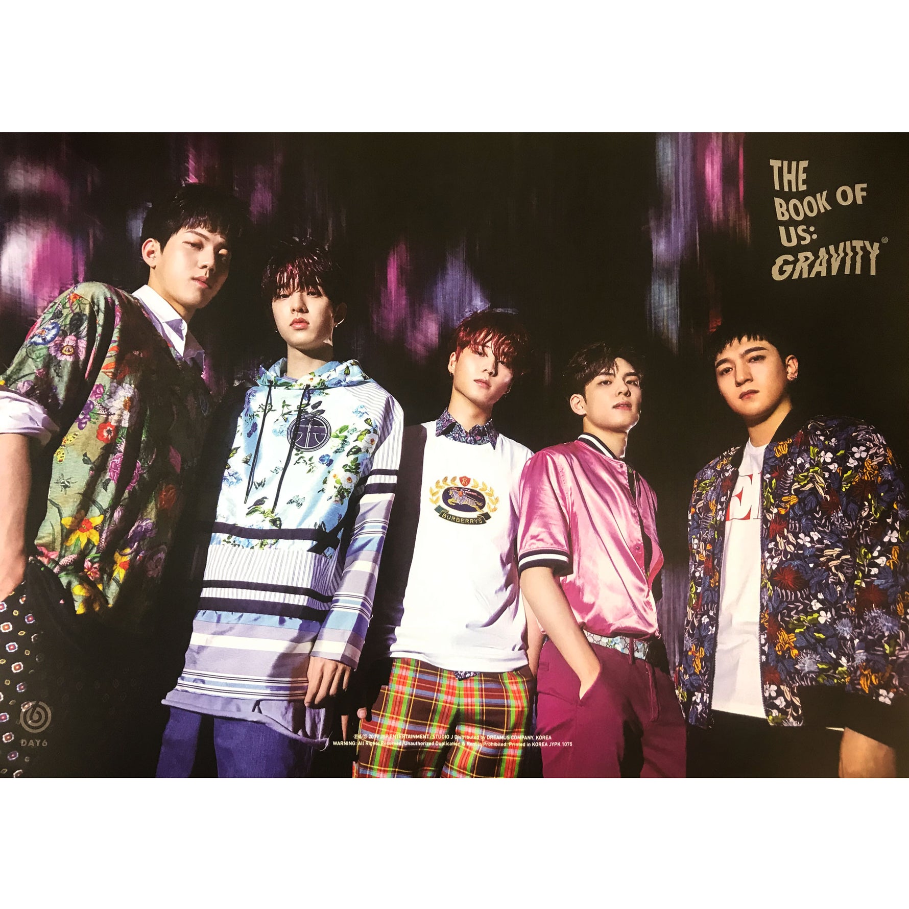 Day 6 | 5th mini album [The Book of Us : GRAVITY] | (soul ver.) POSTER ONLY