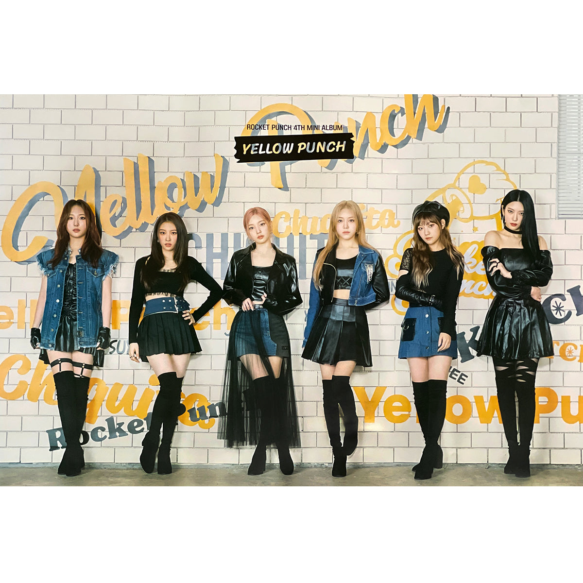 로켓펀치 | ROCKET PUNCH | 4TH MINI ALBUM [ YELLOW PUNCH ] | (A VER.) POSTER ONLY