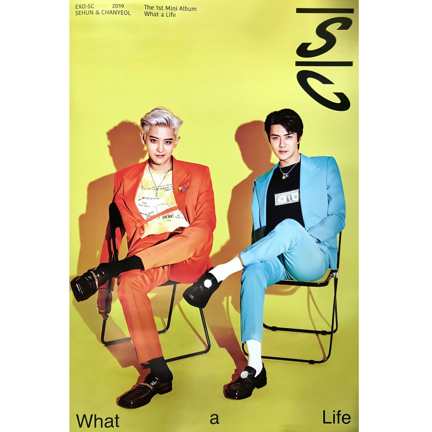 EXO - SC | 1st Mini Album | What a Life | POSTER ONLY