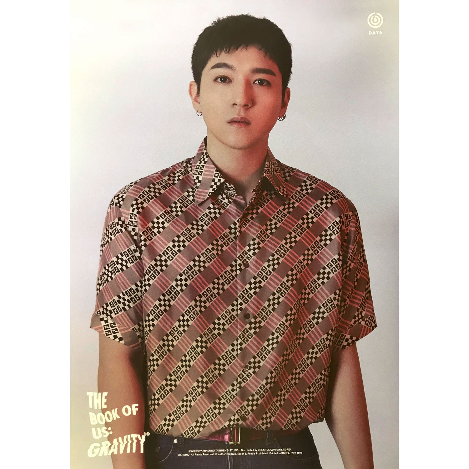 데이식스 | DAY6 | 5TH MINI ALBUM [ THE BOOK OF US: GRAVITY ] | (SUNGJIN VER.) POSTER ONLY