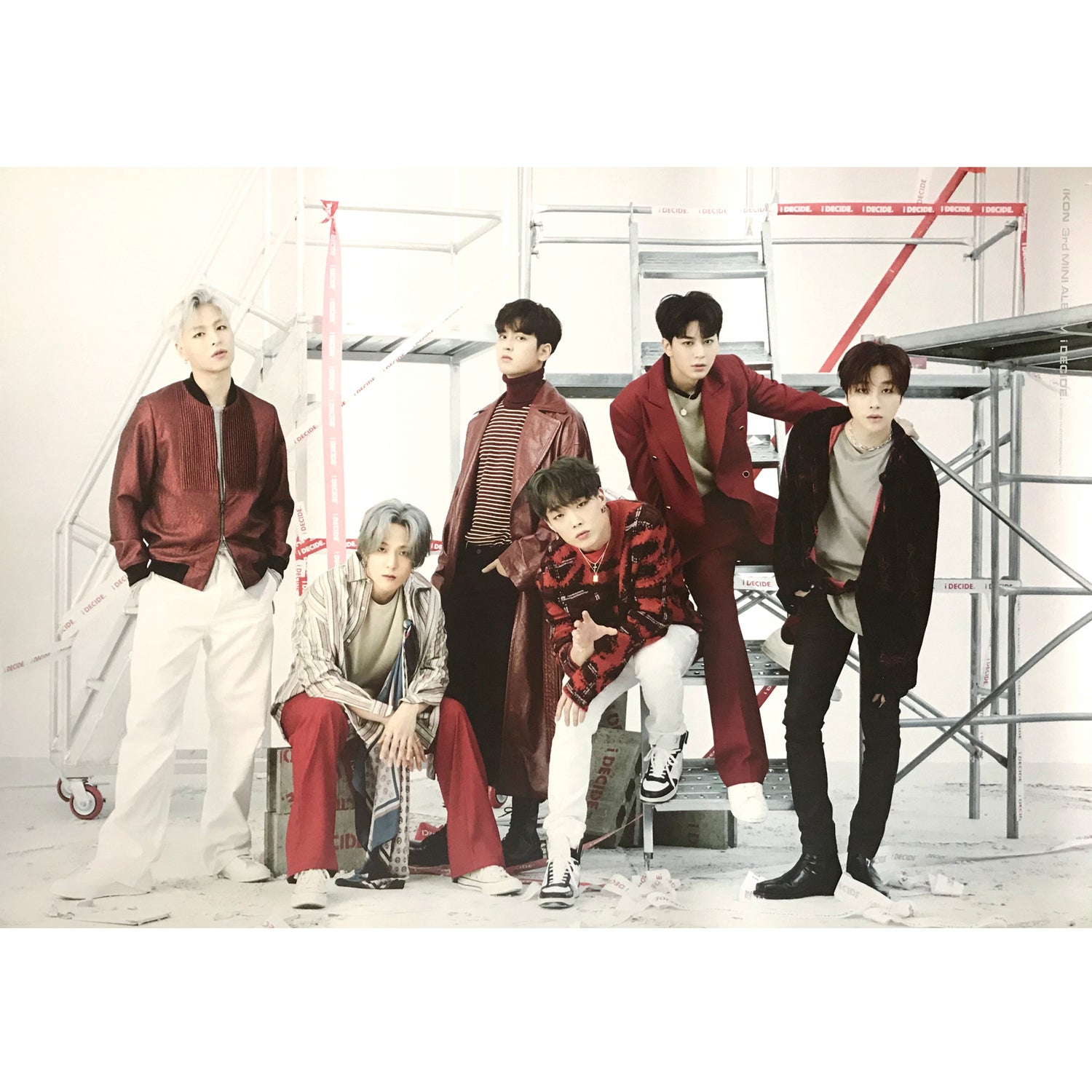 아이콘 | IKON | 3RD MINI ALBUM [ I DECIDE ] | (DOUBLE-SIDED) POSTER ONLY