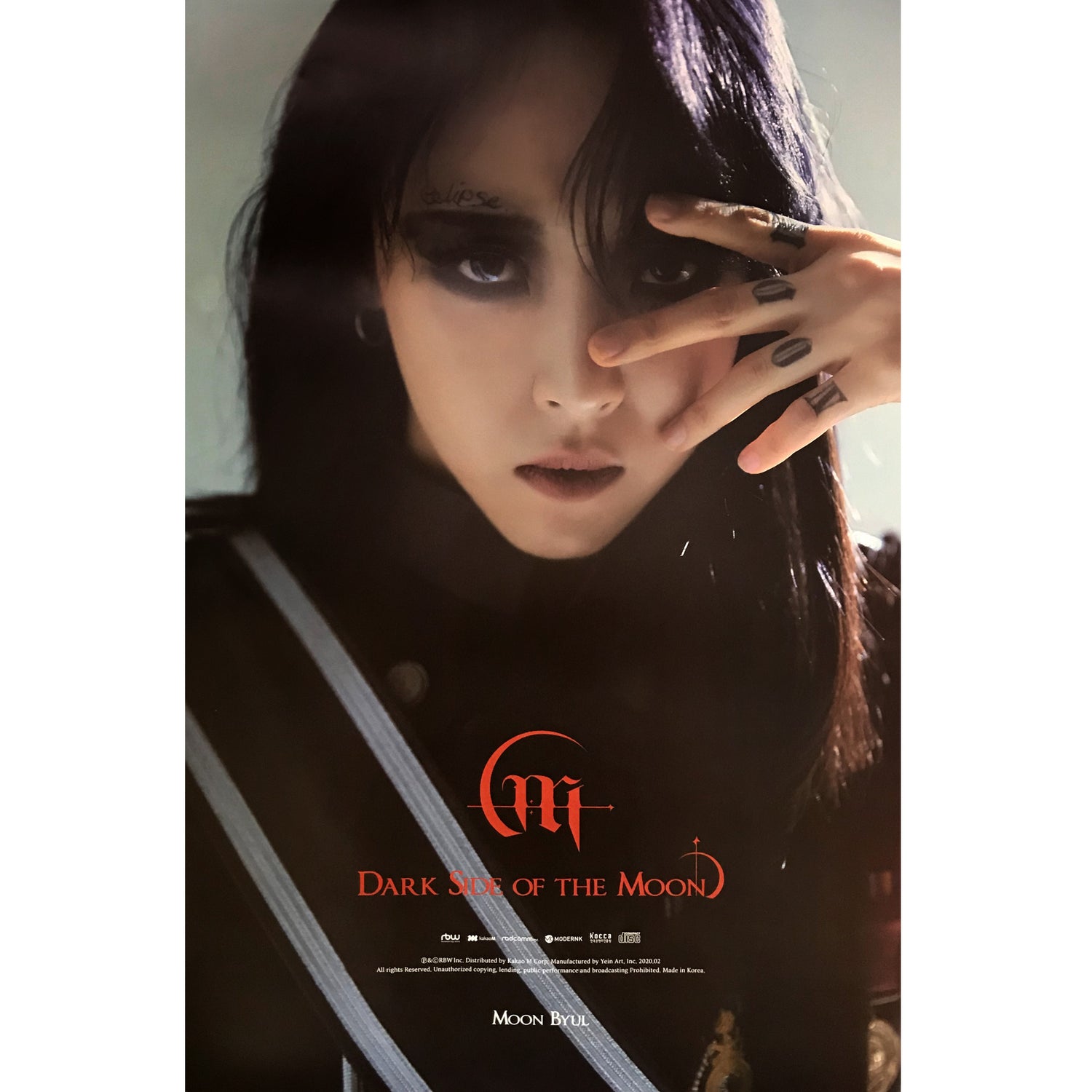 문별 | MOON BYUL | 2ND SOLO ALBUM [ DARK SIDE OF THE MOON ] | (B VER.) POSTER ONLY