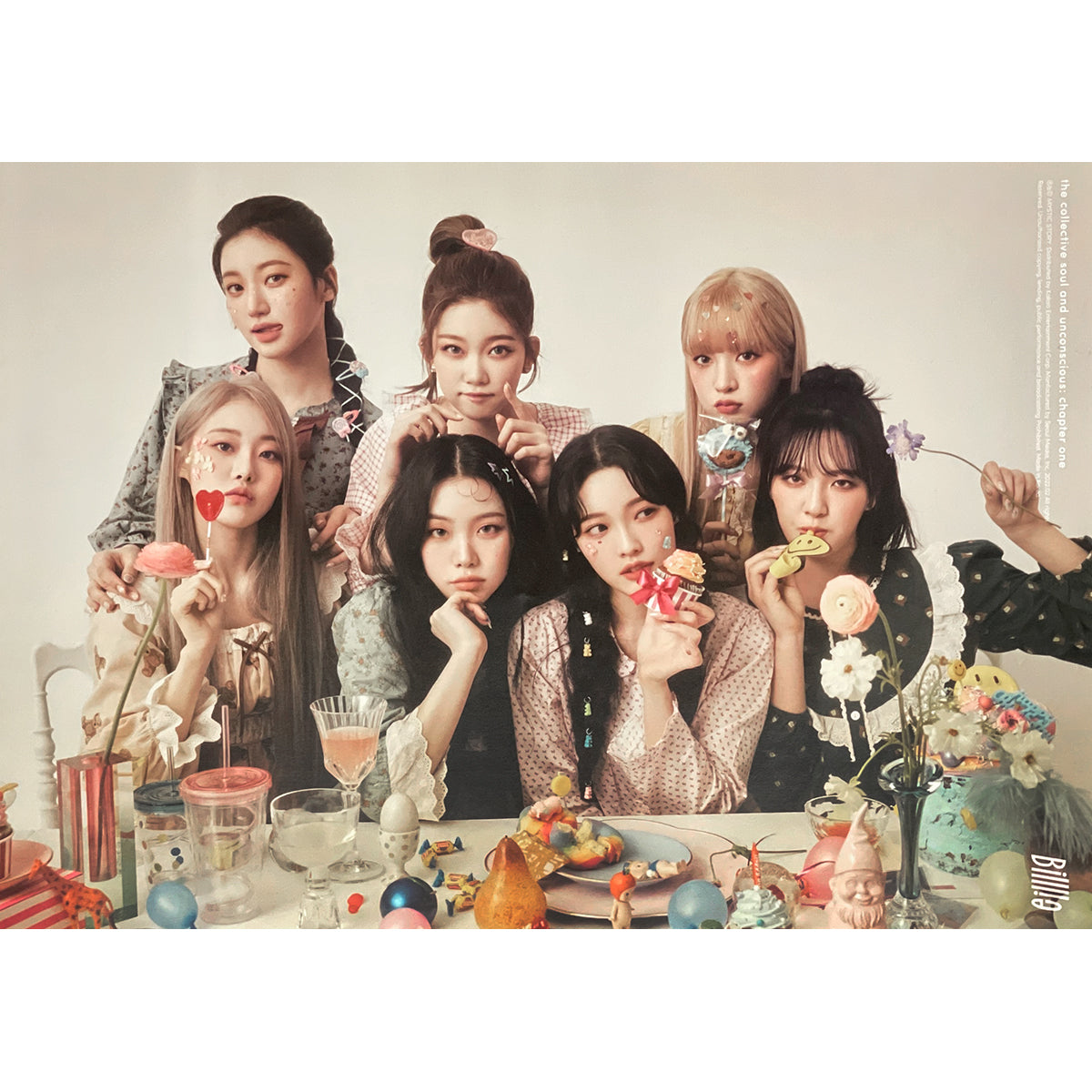 빌리 | BILLLIE | 2ND MINI ALBUM [ THE COLLECTIVE SOUL AND UNCONSCIOUS: CHAPTER ONE ] | (VER. B) POSTER ONLY