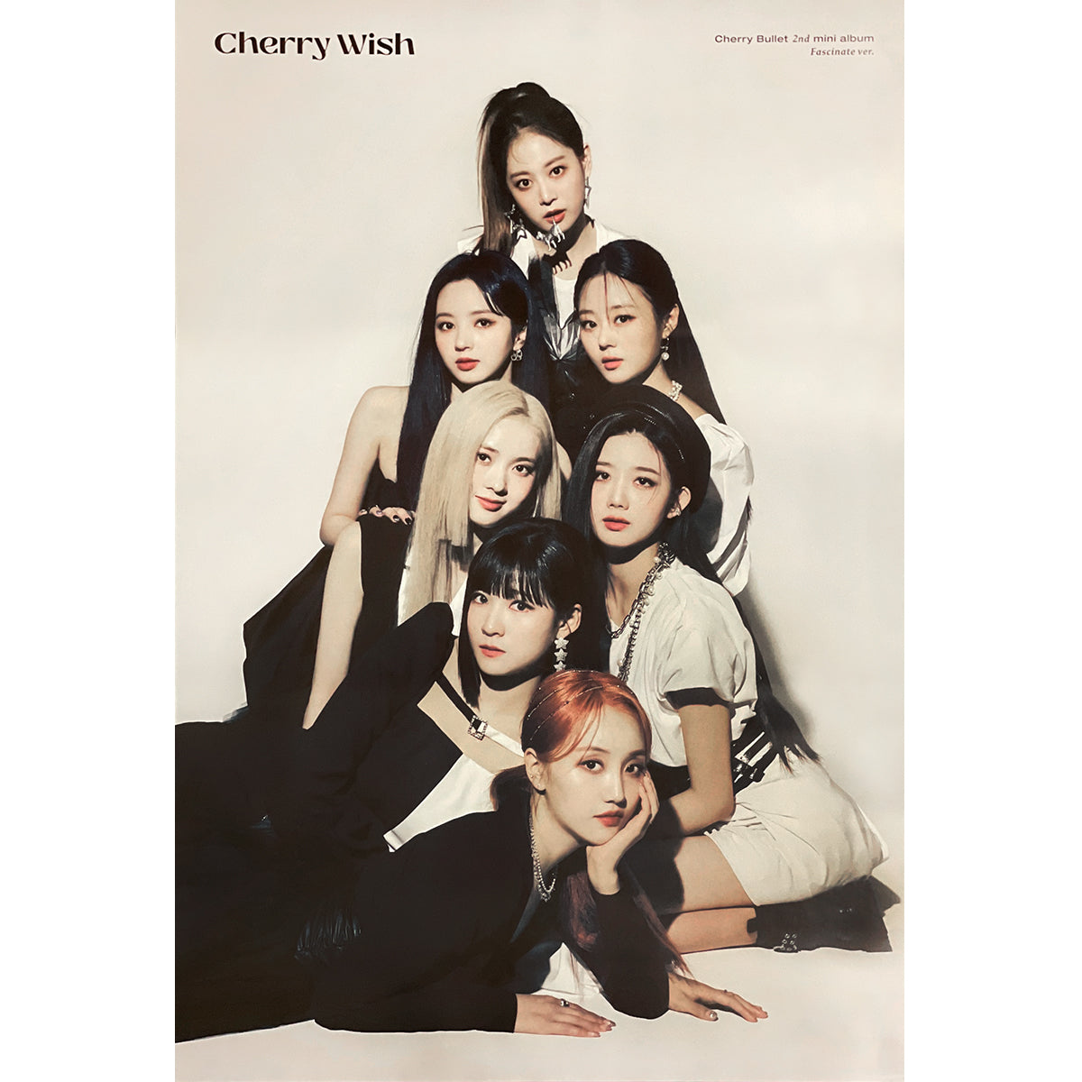 체리블렛 | CHERRY BULLET | 2ND MINI ALBUM [ CHERRY WISH ] | (FASCINATE VER.) POSTER ONLY