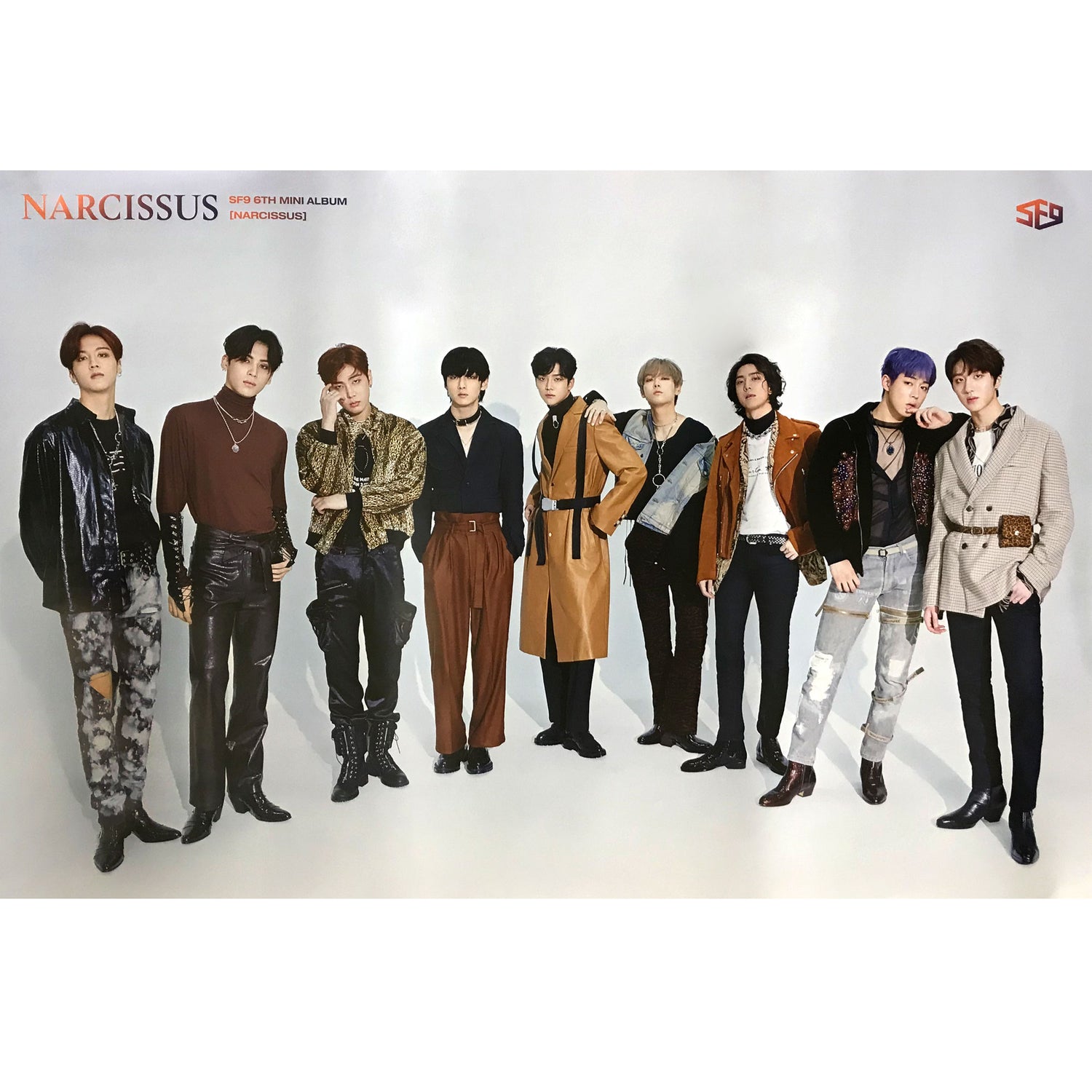 SF9 |  에스에프나인 | 6th Mini Album | NARCISSUS | POSTER ONLY (VERSION1)