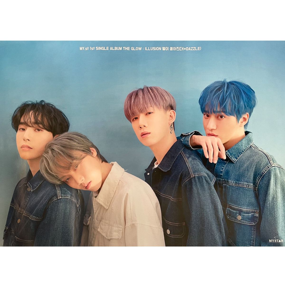 마이스트 | MY.ST | 1ST SINGLE ALBUM [ THE GLOW: ILLUSION ] | POSTER ONLY